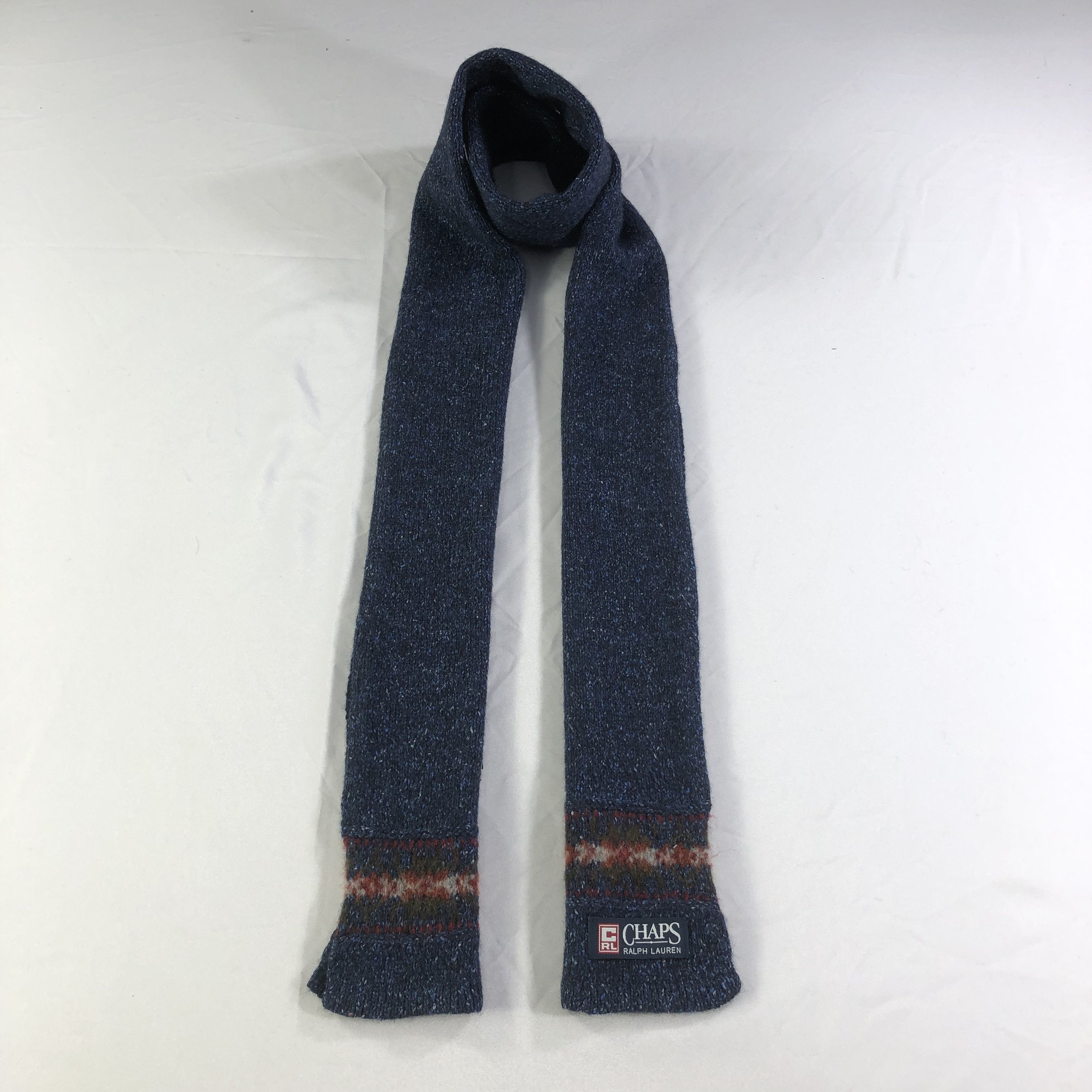Chaps Ralph Lauren Chaps Ralph Lauren Wool Scarf Muffler V1543 Size ONE SIZE - 1 Thumbnail