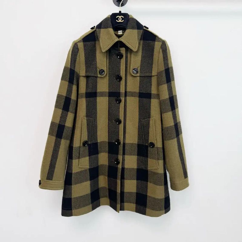 Burberry Color Block Women's Coat