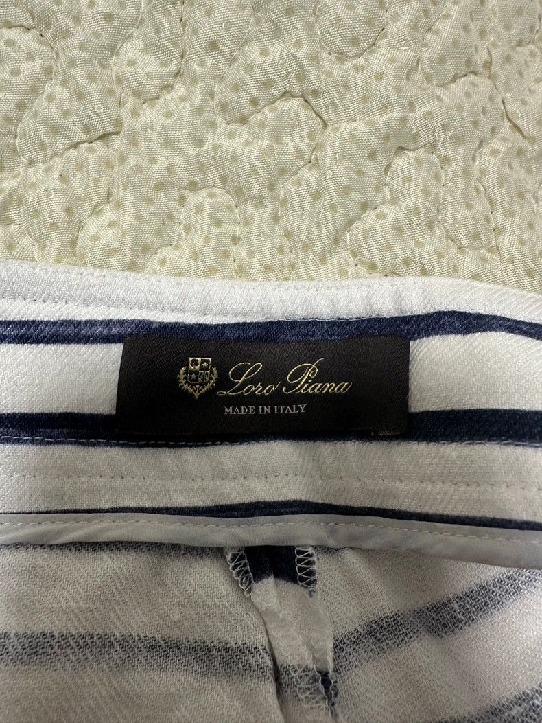 Loro Piana LORO PIANA White checkered shorts Size 25" / US 0 / IT 36 - 3 Thumbnail