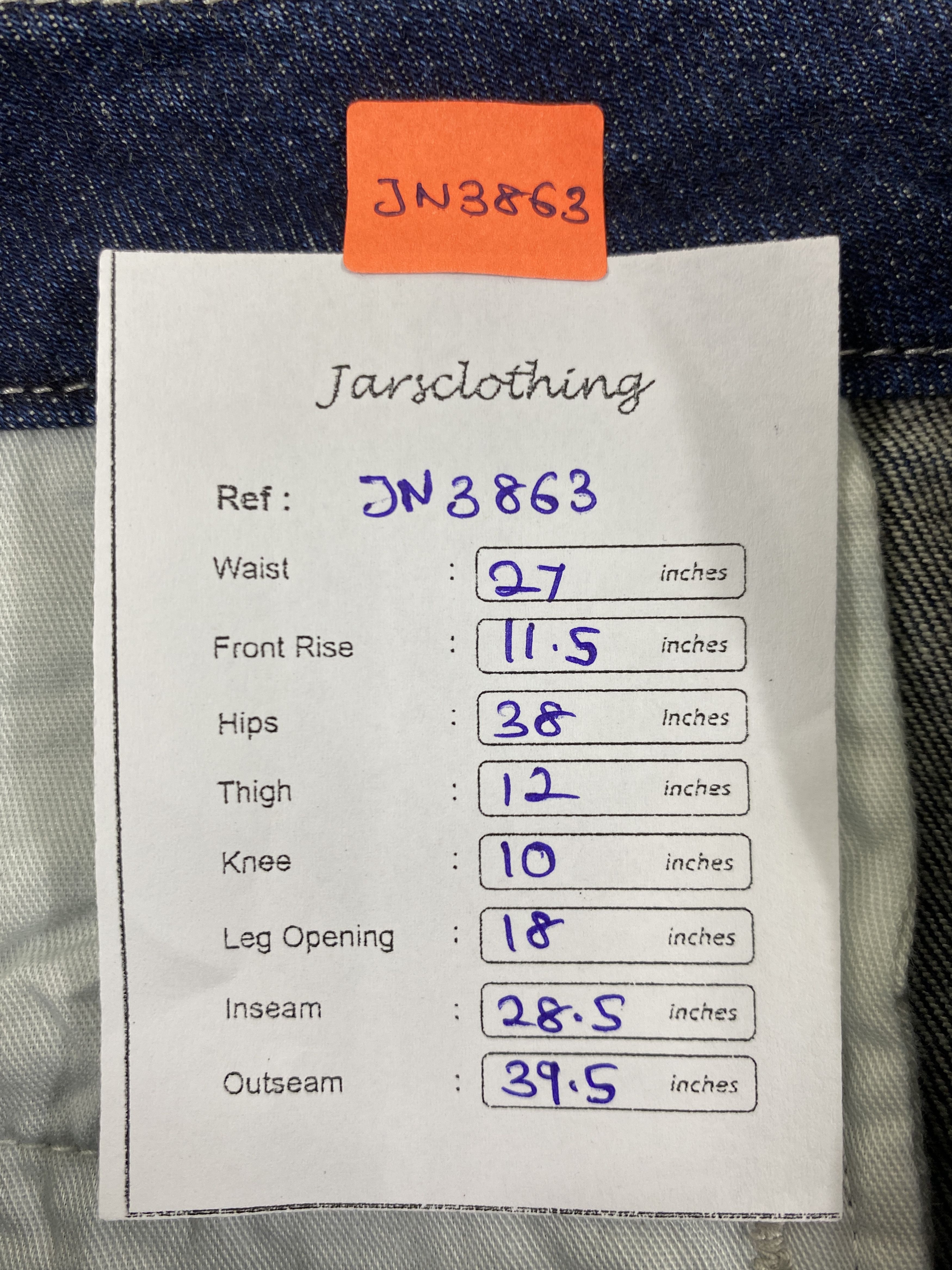 Japanese Brand Dark Blue Uniqlo Flare Jeans 27x28.5 Denim- JN3863 Size US 27 - 9 Thumbnail