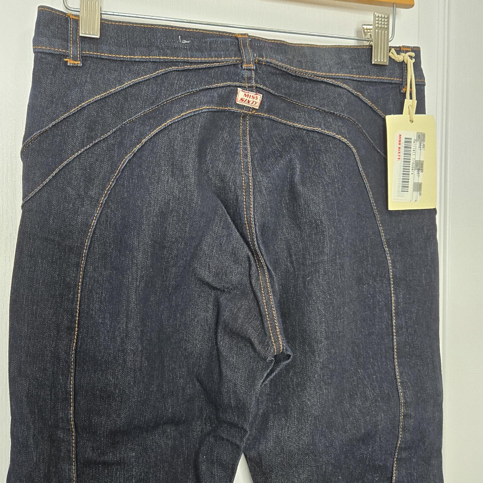 Miss Sixty Vintage Miss Sixty Jeans Harriett Flared Dark Wash Denim New Size 28" / US 6 / IT 42 - 5 Thumbnail