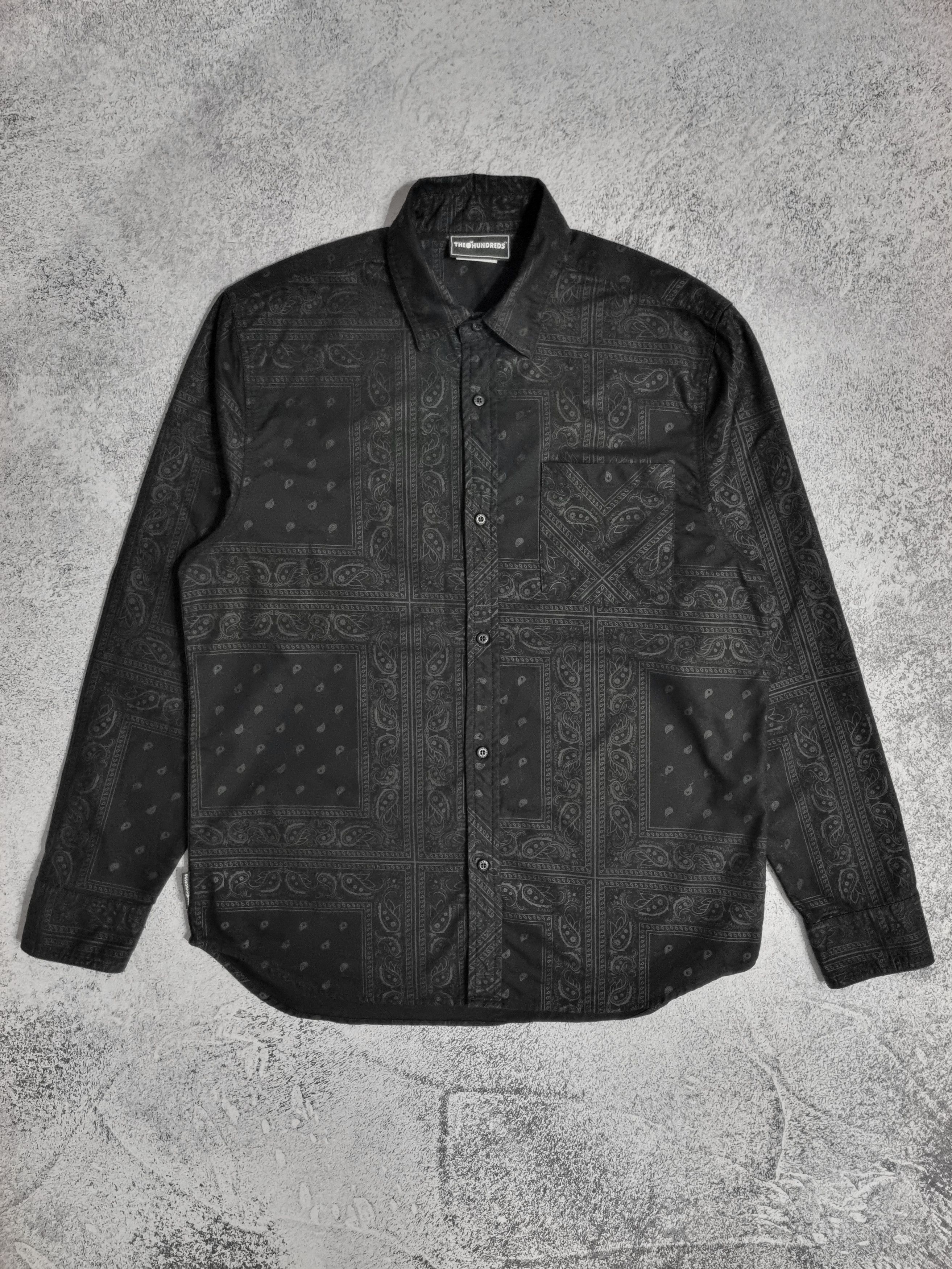 The Hundreds × Vintage The Hundreds Paisley Print Gangsta Shirt Size US XL / EU 56 / 4 - 2 Thumbnail