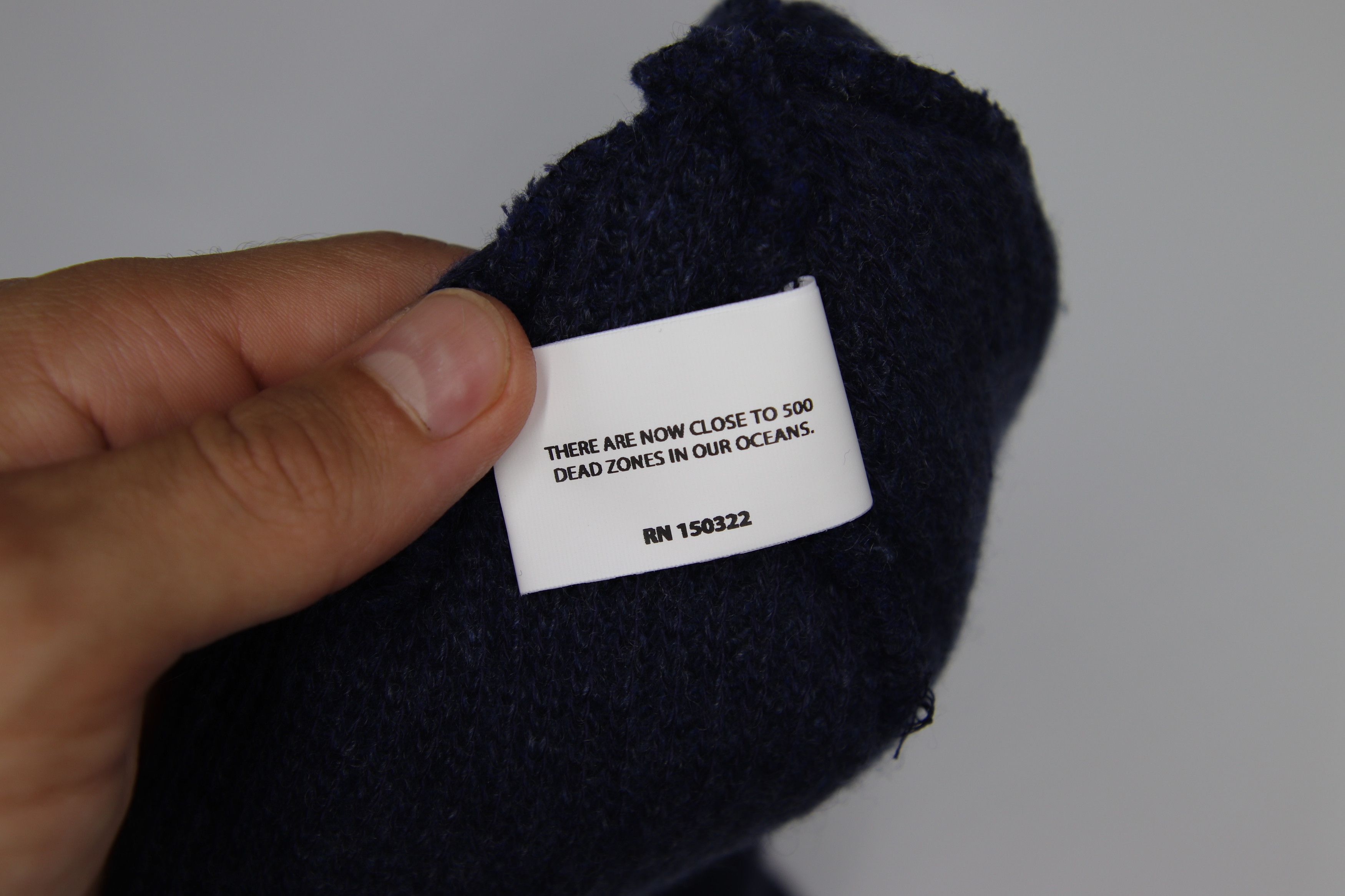 Noah Noah Core 50% Recycled Cashmere 50% Merino Wool Beanie Navy Size ONE SIZE - 4 Thumbnail