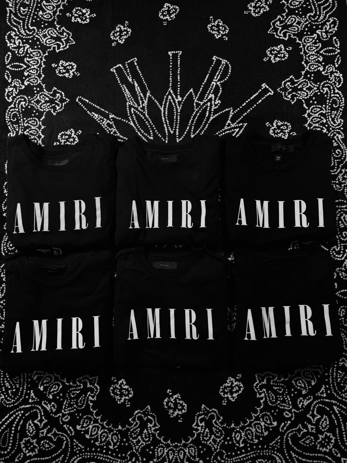 Amiri AMIRI BLACK CORE LOGO TEE Size US S / EU 44-46 / 1 - 1 Thumbnail