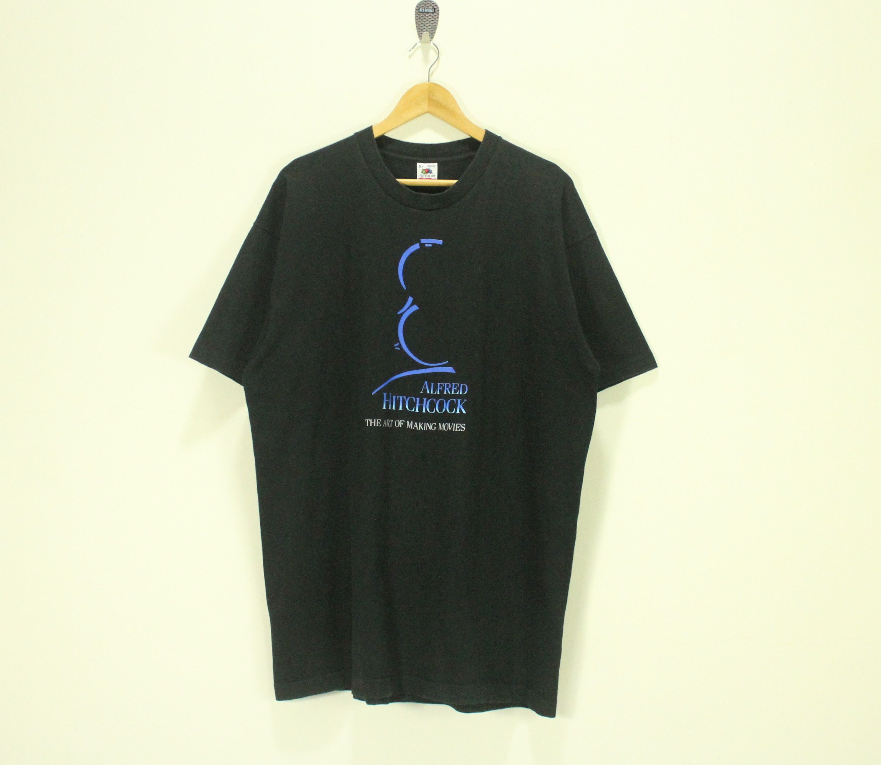 Andy Warhol × Jean-Michel Basquiat × Vintage Vintage 90s ALFRED HITCHCOCK T Shirt The Art of Making Movie Size US XL / EU 56 / 4 - 2 Thumbnail