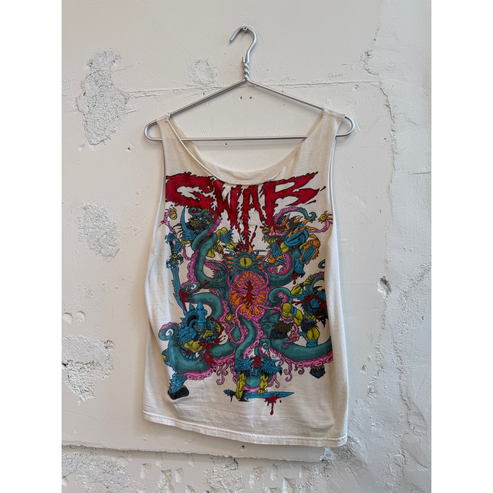 Vintage Vintage GWAR Cartoon Bloody Monster Oderus 09 Sleeveless Tee Size US M / EU 48-50 / 2 - 1 Thumbnail