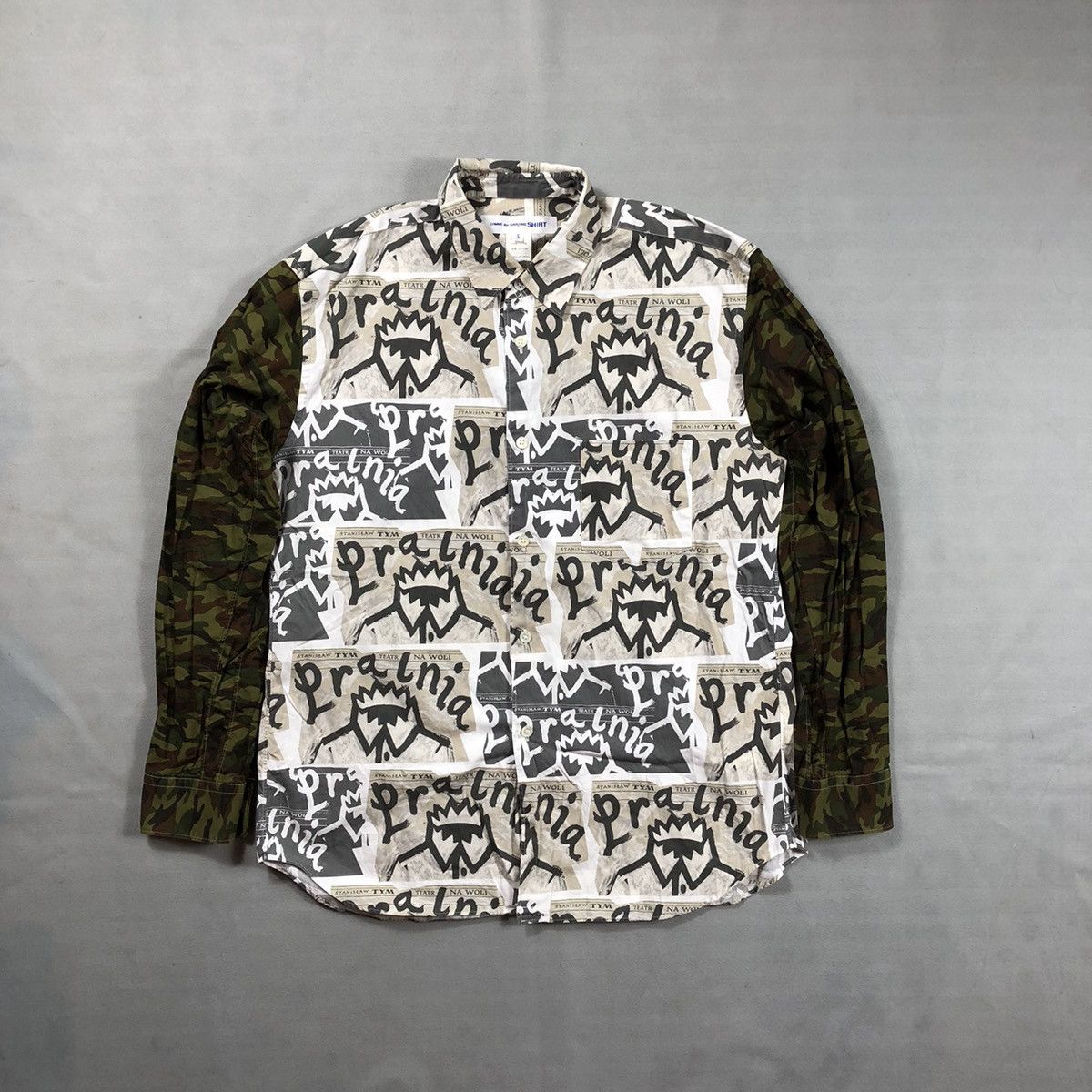 Comme des Garcons SHIRT Comme Des Garcons Camouflage FW 2015 L/S Shirt Size US S / EU 44-46 / 1 - 2 Thumbnail