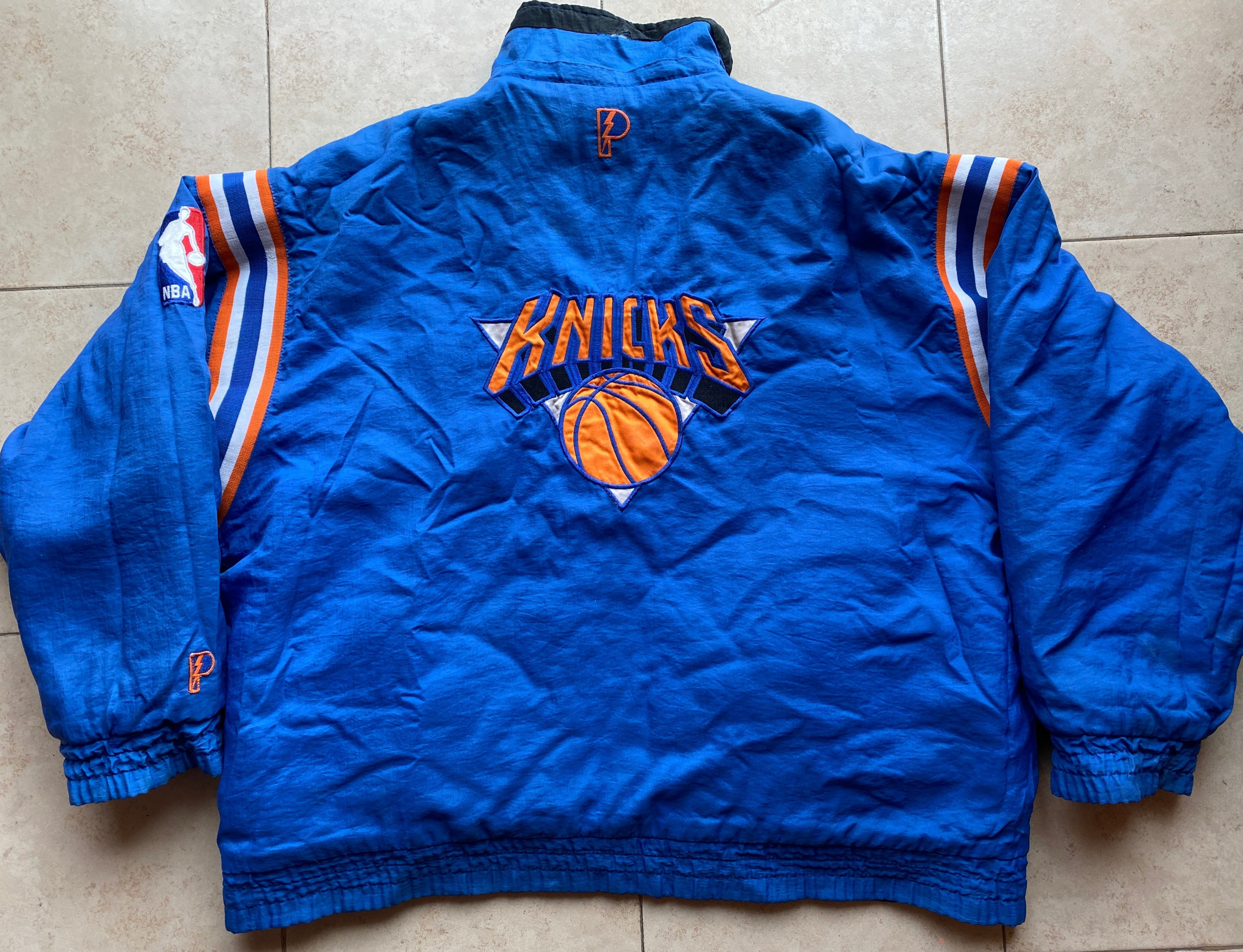 NBA New York Knicks 90s PRO Player puffer Reversible NBA vtg Size US XXL / EU 58 / 5 - 1 Thumbnail