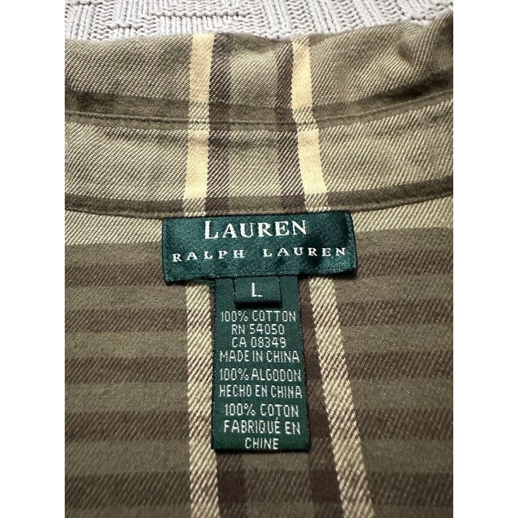 Lauren Ralph Lauren Lauren Ralph Lauren brown plaid full zip light jacket size L Size US L / EU 52-54 / 3 - 4 Thumbnail