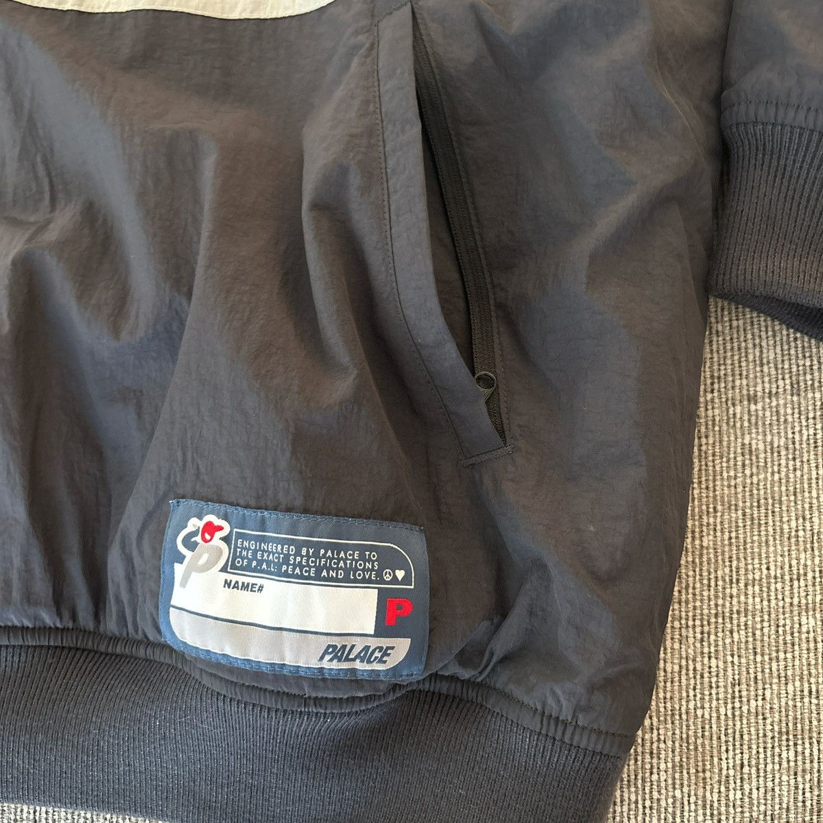 Palace Palace BREAKOUT HALF ZIP BOMBER BLACK / SILVER Size US M / EU 48-50 / 2 - 3 Thumbnail
