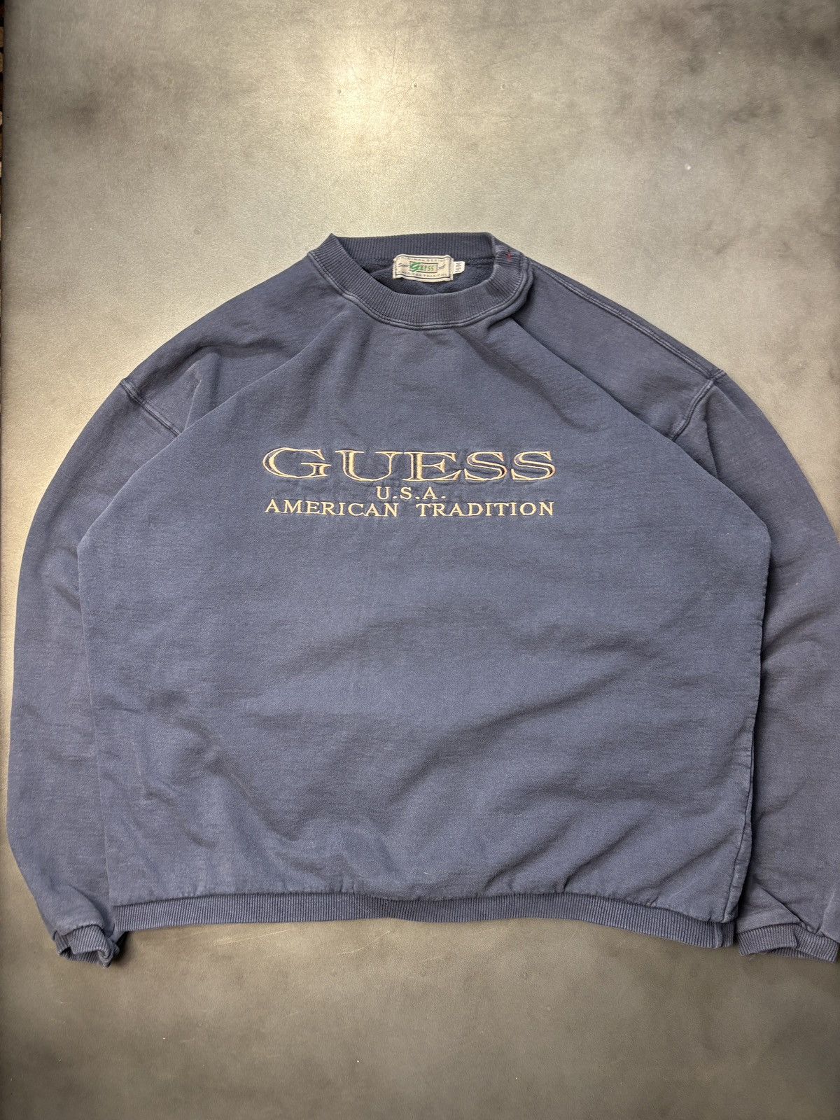 Guess × Vintage Vintage Guess Jeans Sweatshirt Marciano 1980s 1990s USA Crew Size US M / EU 48-50 / 2 - 10 Thumbnail