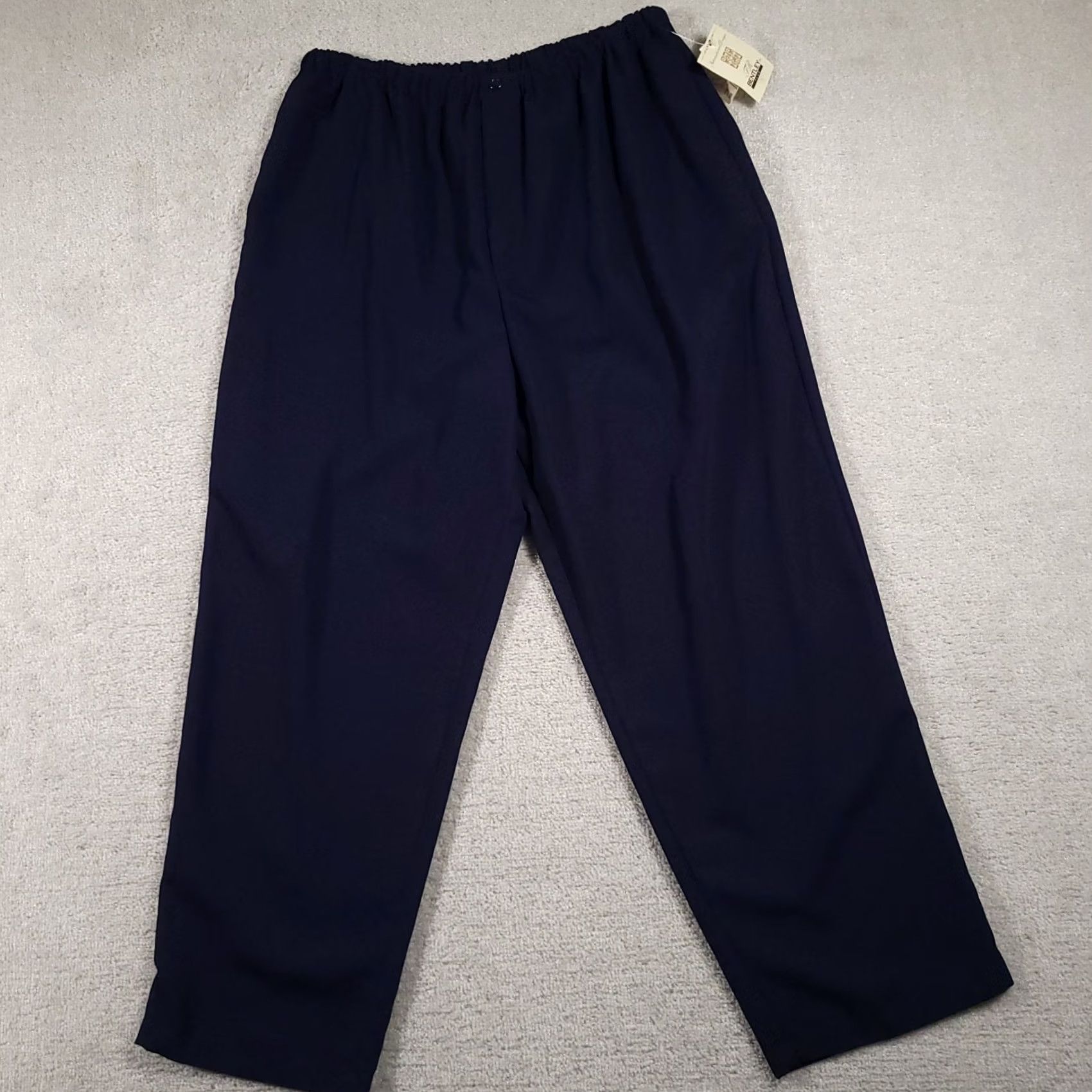 Vintage VINTAGE 90s Bentley Plus Pants Womens 1X Blue Pull On Pockets Cottagecore Straight Pants Womens 1X Blue 1990s Bentley + Pants Mens Womens Girls Size 40" / US 18 - 2 Thumbnail