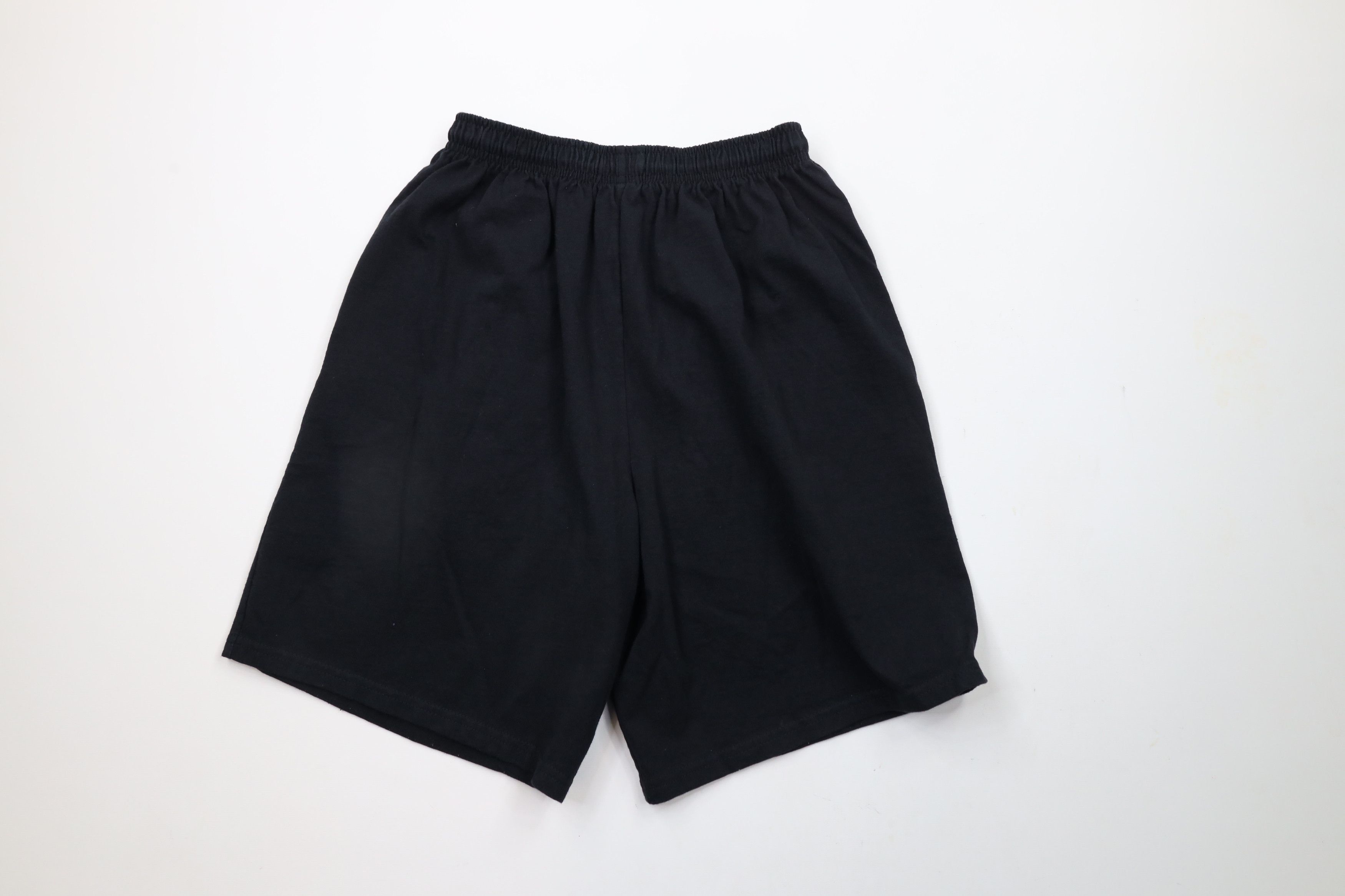 Vintage Vintage 90s Streetwear Blank Above Knee Shorts Black Cotton Size US 30 / EU 46 - 7 Thumbnail