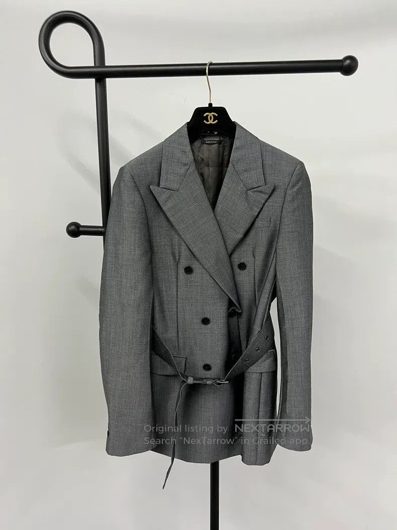 Prada Prada Grey laced suit jacket Size XS / US 0-2 / IT 36-38 - 1 Thumbnail