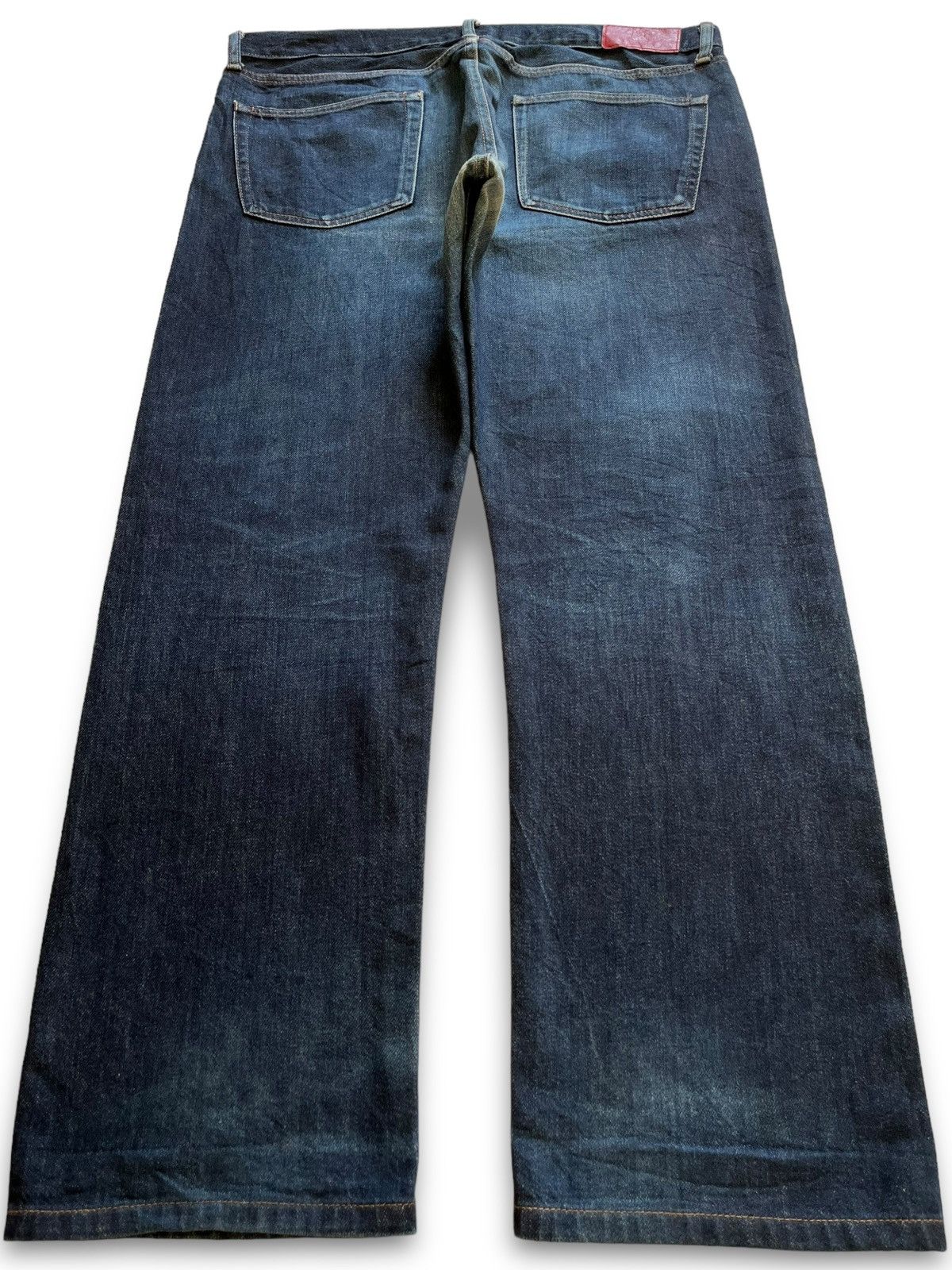 Uniqlo Vintage Japanese Uniqlo Selvedge Button Fly Loose Jeans Size US 37 - 3 Thumbnail