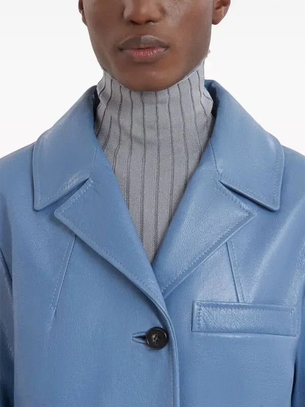 Marni o1w1db11125 Jacket in Blue Size M / US 6-8 / IT 42-44 - 5 Thumbnail