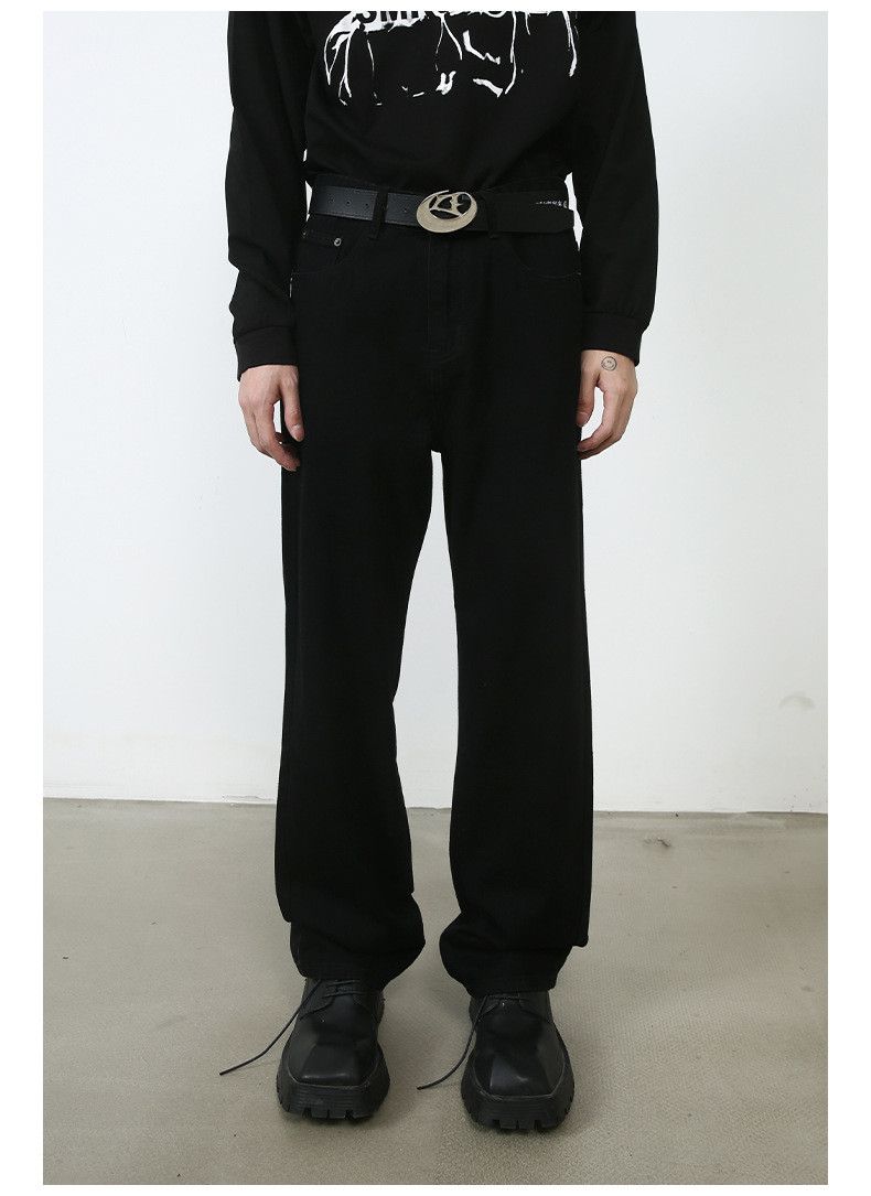 Designer × Japanese Brand American solid washed straight jeans Size US 32 / EU 48 - 1 Thumbnail