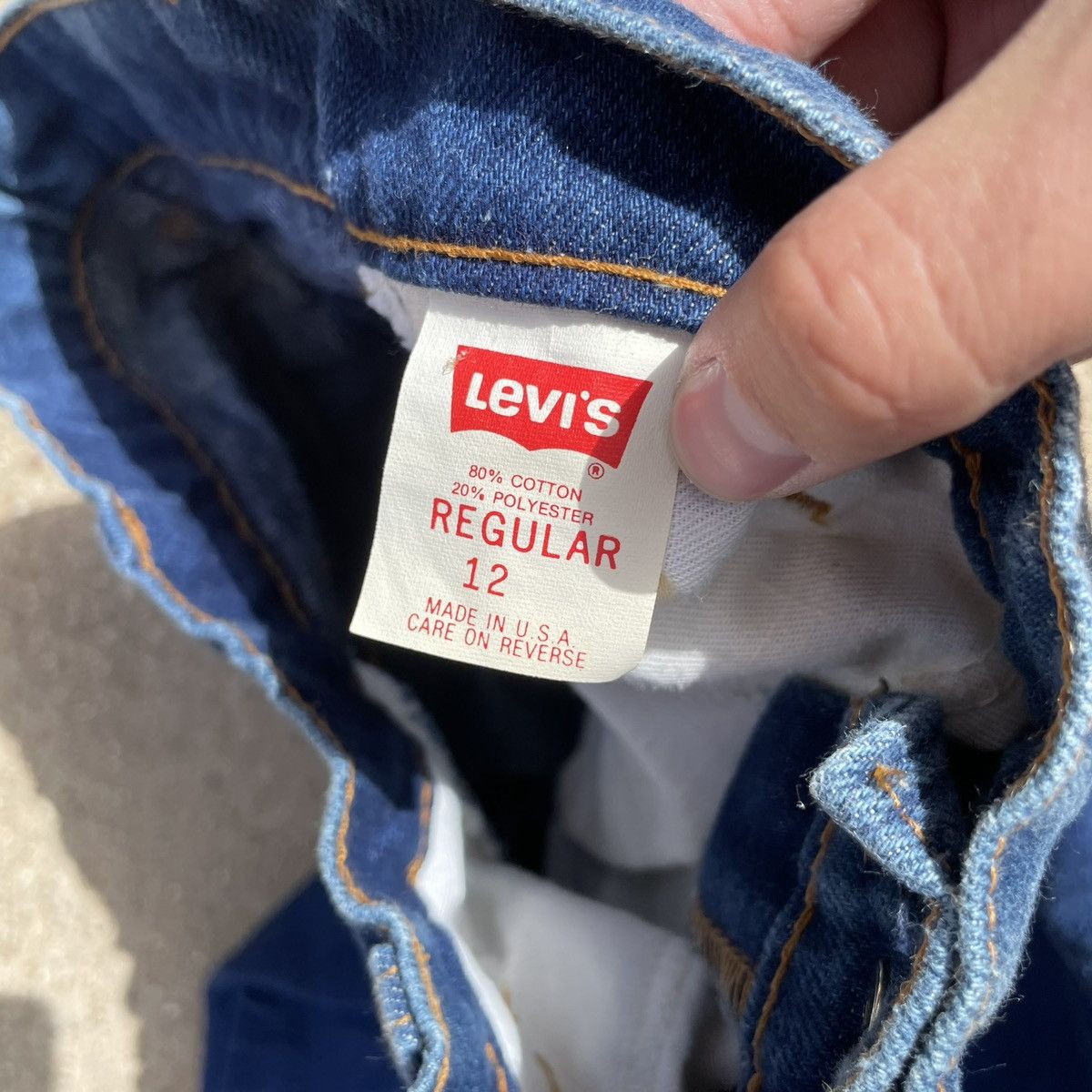 Levi's × Levi's Vintage Clothing × Vintage Vintage Levi's Orange Tab Denim Jeans Kids 12 Regular Size 25" / US 0 / IT 36 - 5 Thumbnail