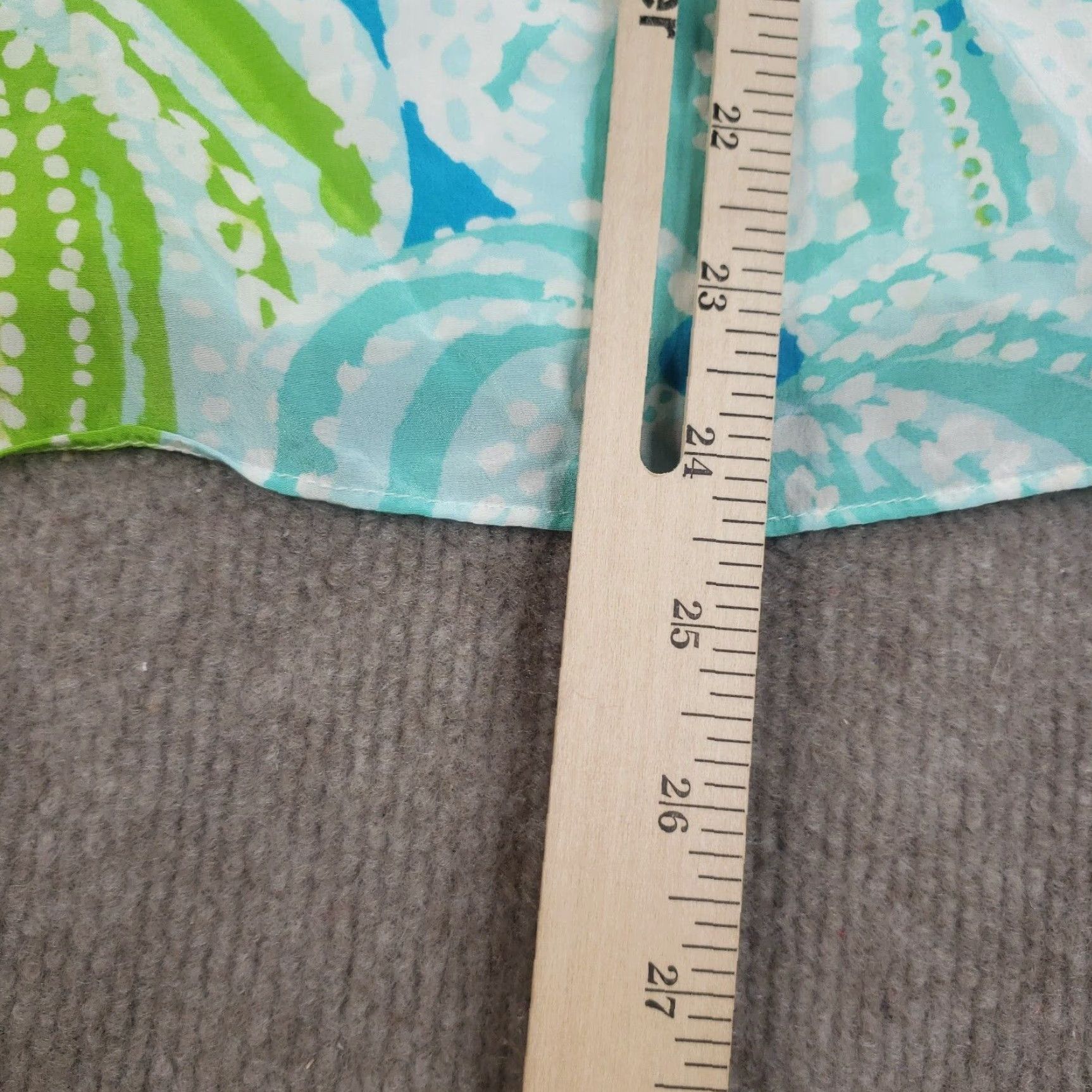 Lilly Pulitzer VINTAGE Lilly Pulitzer Tank Womens Size 8 Blue Belted Silk Geometric Size M / US 6-8 / IT 42-44 - 4 Thumbnail