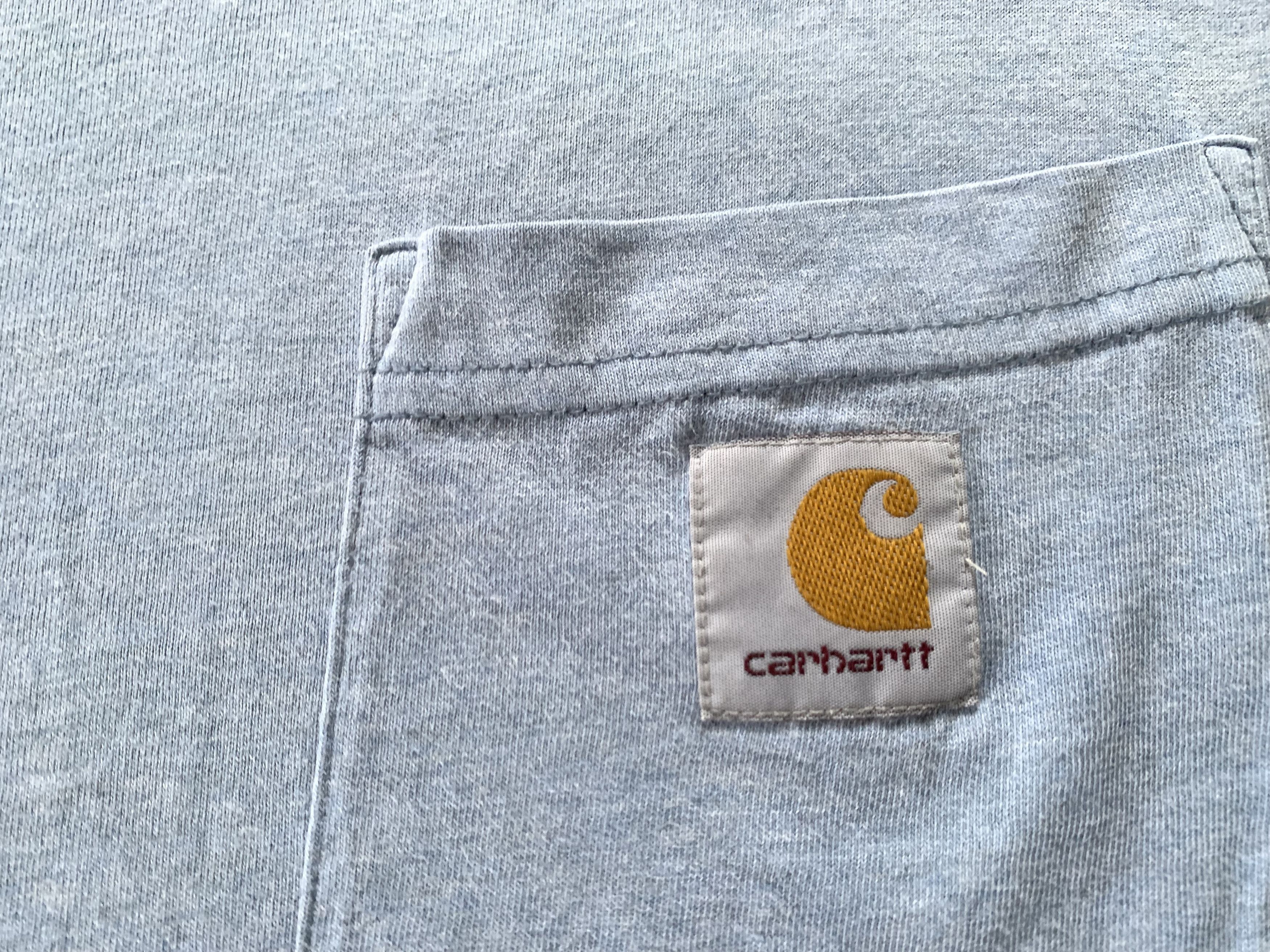 Carhartt × Vintage Vintage Carhartt Light Blue Pocket T-Shirt Size US S / EU 44-46 / 1 - 6 Thumbnail