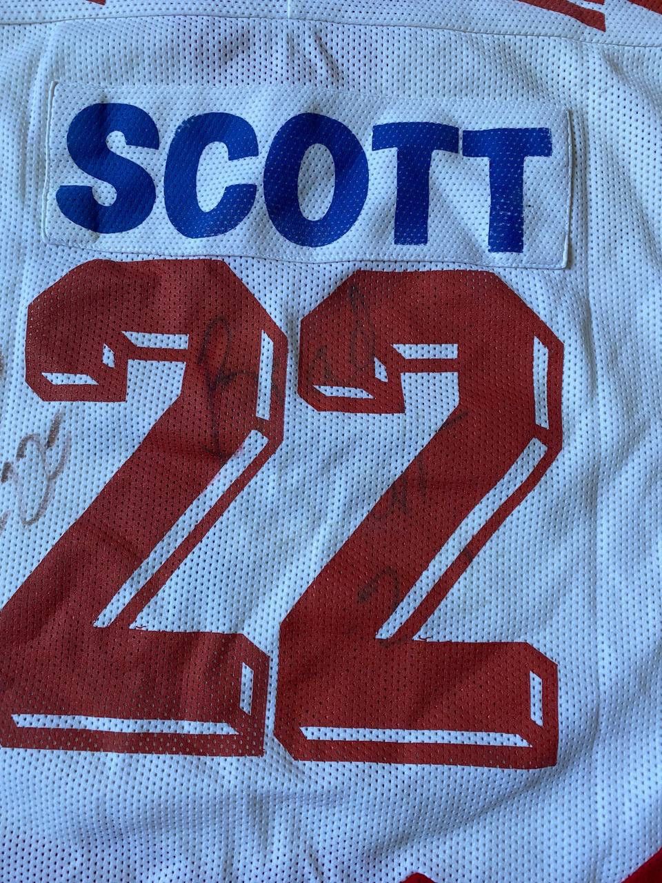 NHL Vintage hockey jersey Eishockey trikot Hammer Eisbären Scott Size US XL / EU 56 / 4 - 10 Thumbnail