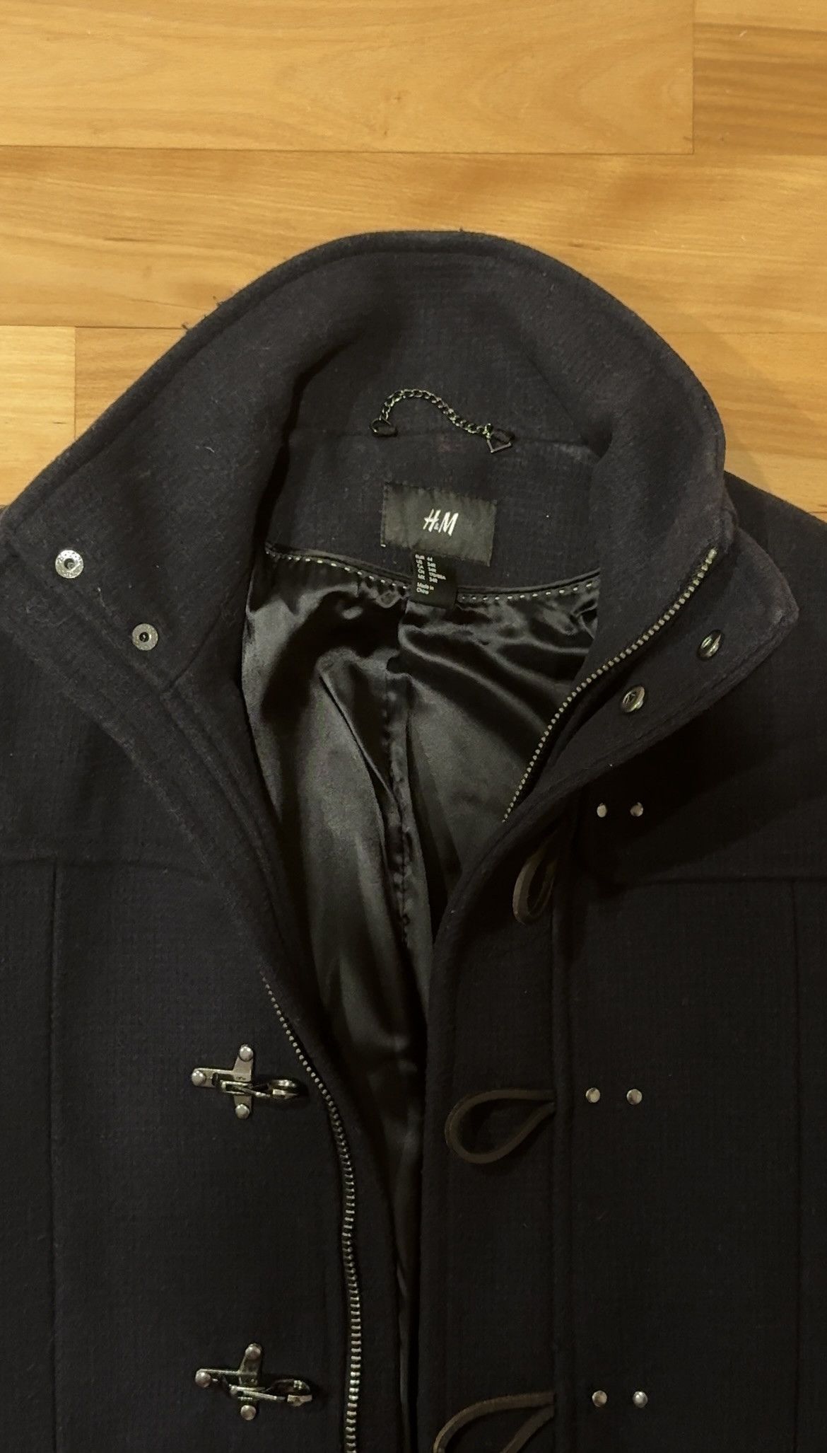 H&M Dark Navy Long Coat