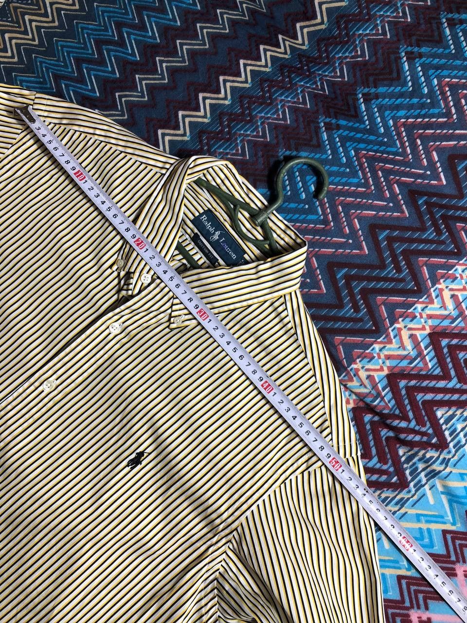 Polo Ralph Lauren × Vintage Vintage Polo Ralph Lauren Benford Silk Blend CPO Shirt Size US XXL / EU 58 / 5 - 9 Thumbnail