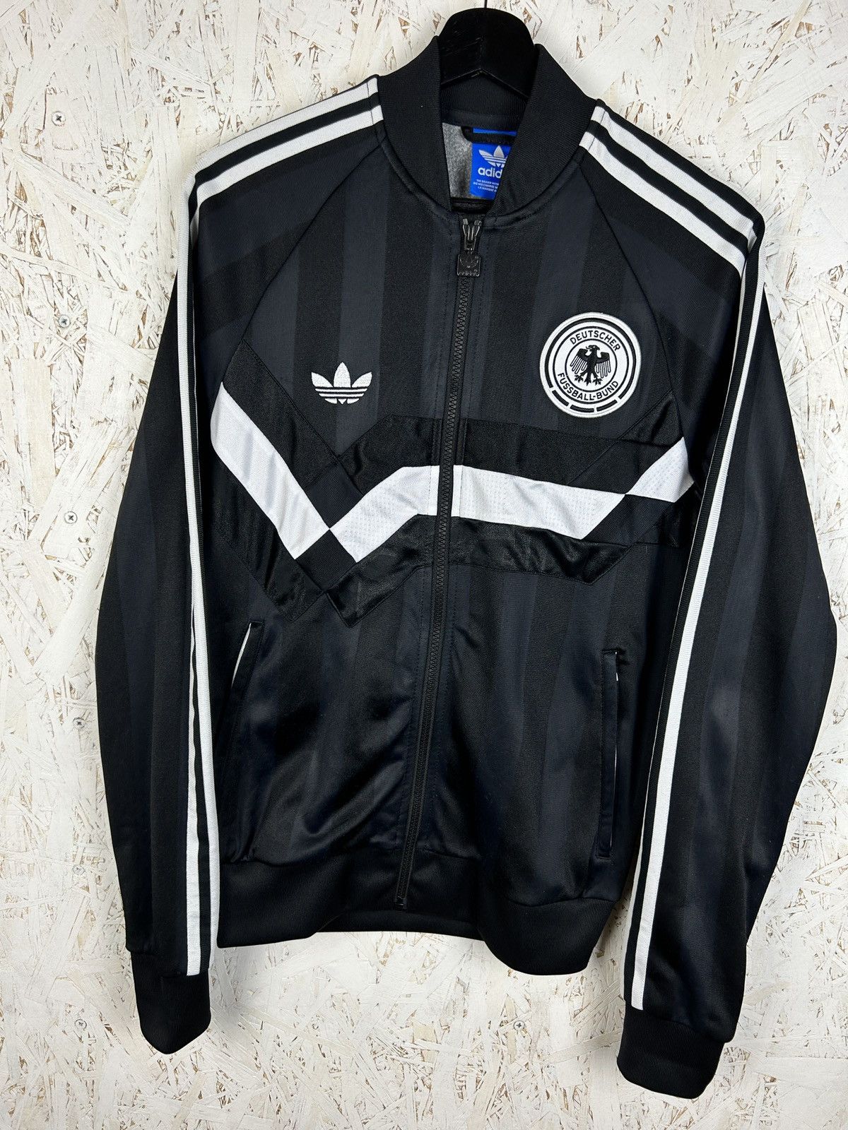 Adidas Adidas Germany Retro 1990 Style 2016/17 Track Top Jacket S Size US S / EU 44-46 / 1 - 1 Thumbnail