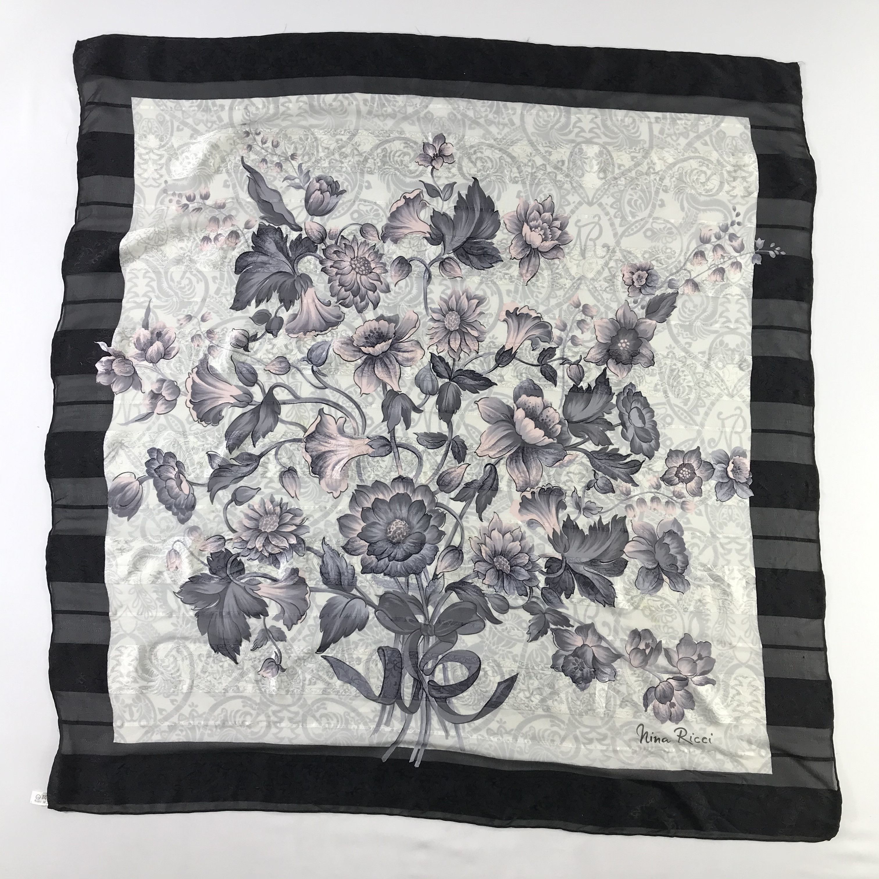 Nina Ricci Vintage Nina Ricci Silk Scarf Size ONE SIZE - 2 Thumbnail