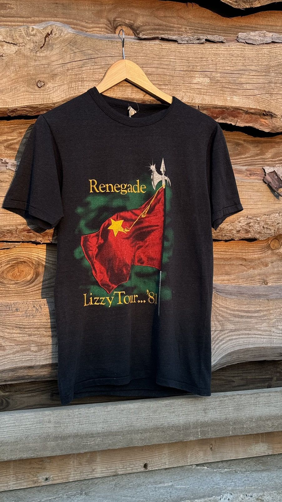 Band Tees × Vintage 1981 Thin Lizzy Renegade Vintage UK Band Rock Tour t-shirt Size US S / EU 44-46 / 1 - 2 Thumbnail