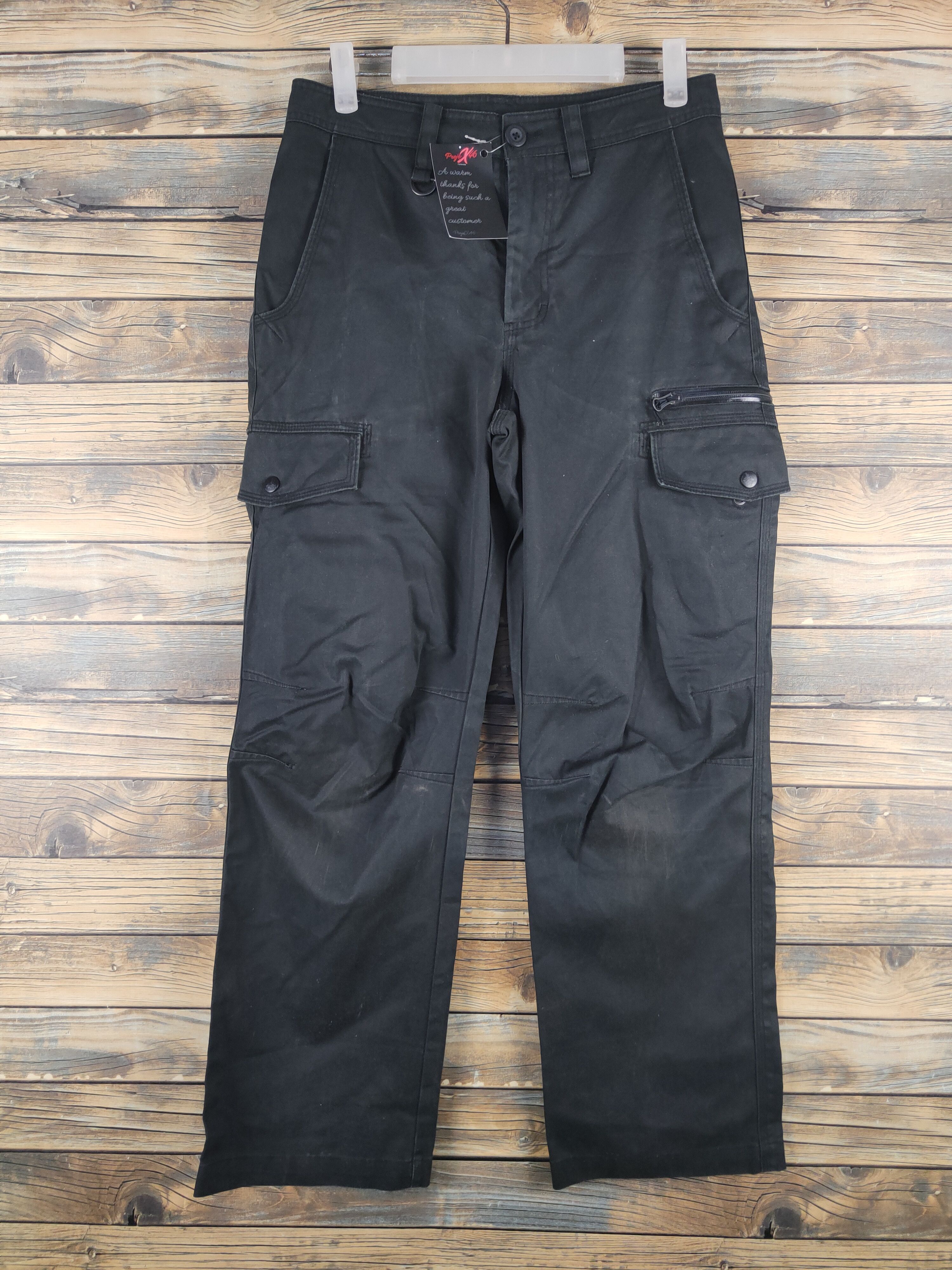 Nike DLL Nike Black Multipocket Utility Cargo Pants #5030T Size US 28 / EU 44 - 1 Thumbnail