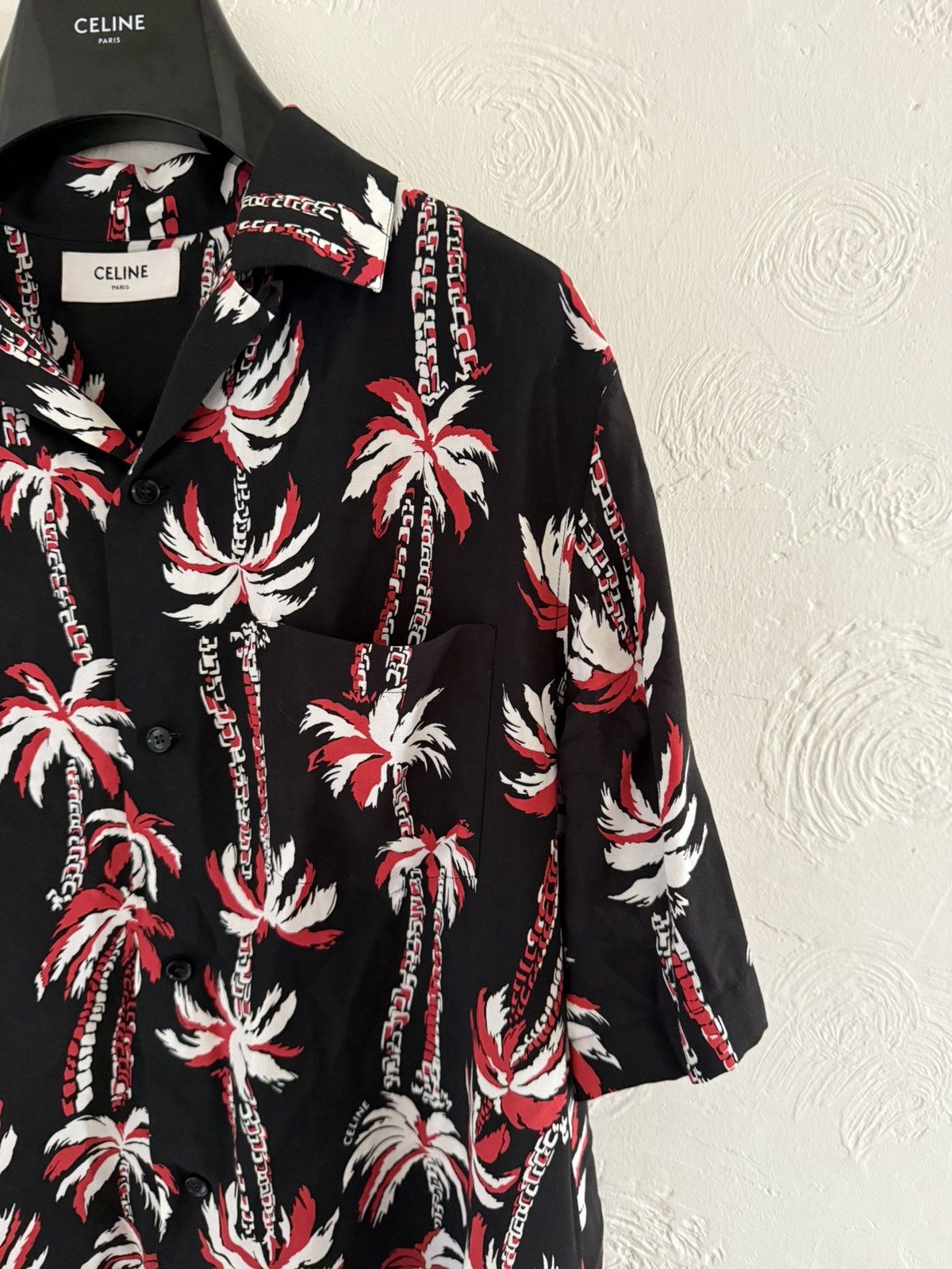 Celine × Hedi Slimane Celine Hawaiian Shirt Size US S / EU 44-46 / 1 - 4 Thumbnail