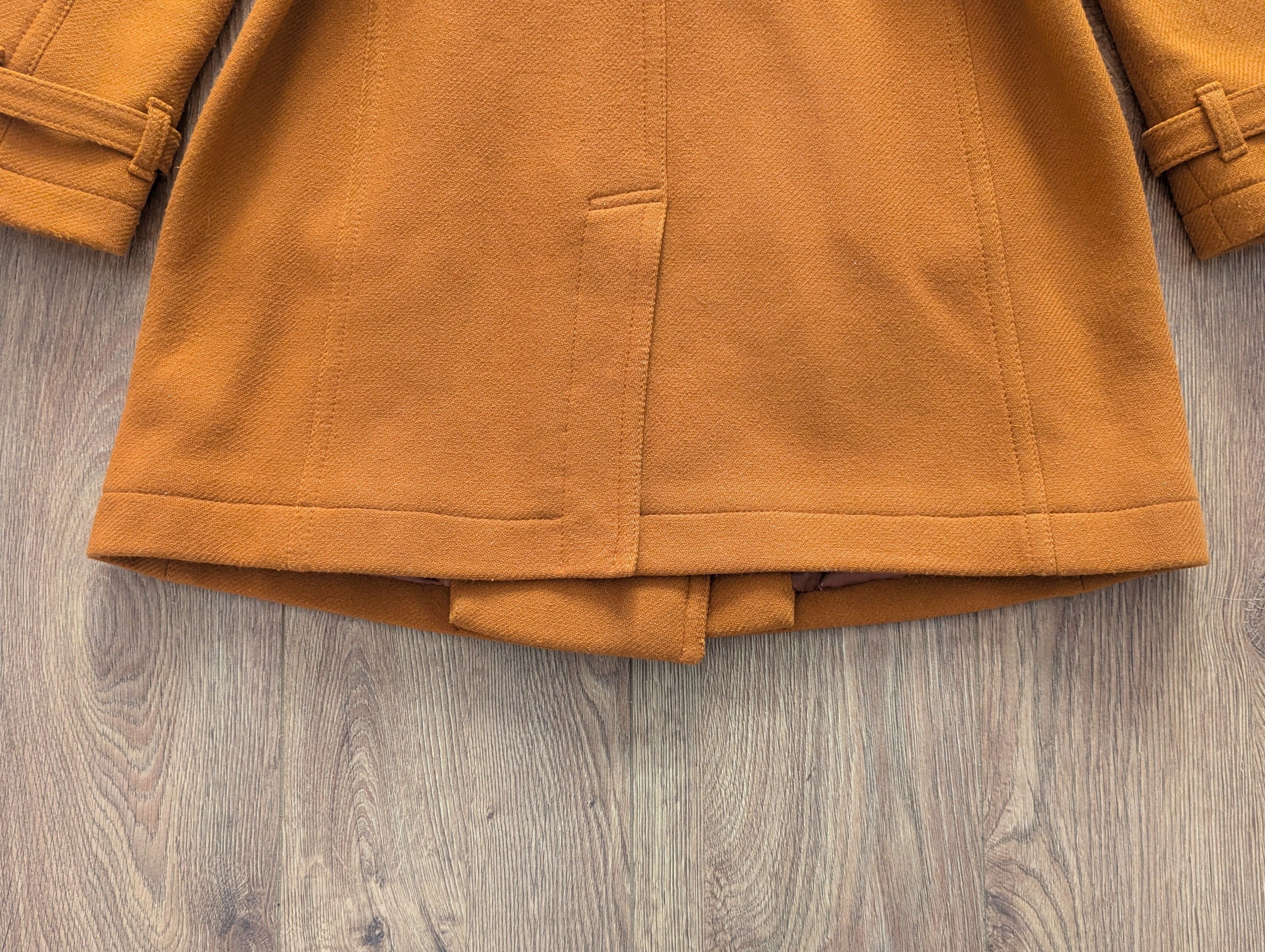 Burberry BURBERRY BRIT Women's Wool Coat Orangre Luxury Brand Size M / US 6-8 / IT 42-44 - 21 Thumbnail