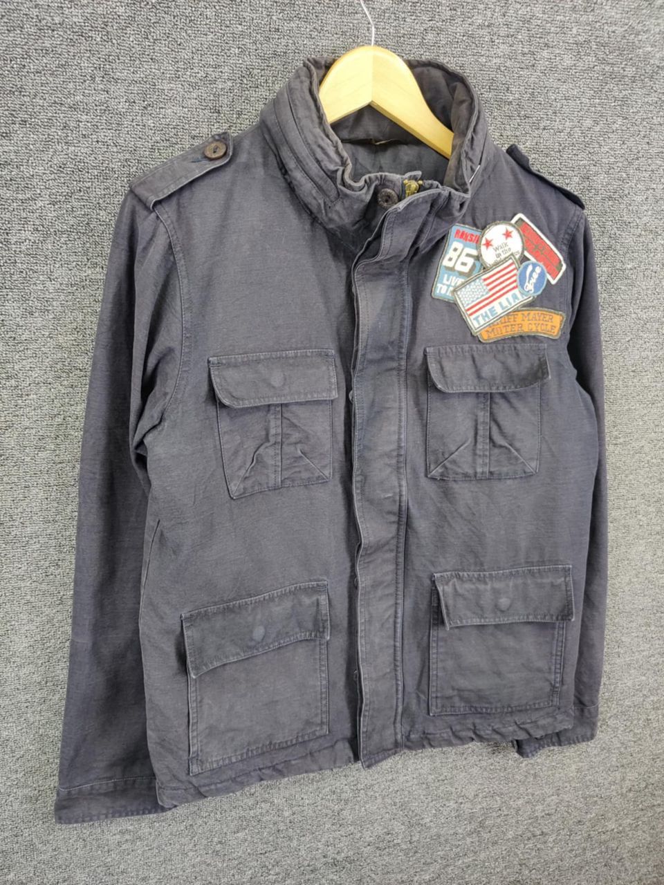 Vintage Vintage Kriff Mayer M65 Field Patch Borderless Music Jacket Size US M / EU 48-50 / 2 - 7 Thumbnail