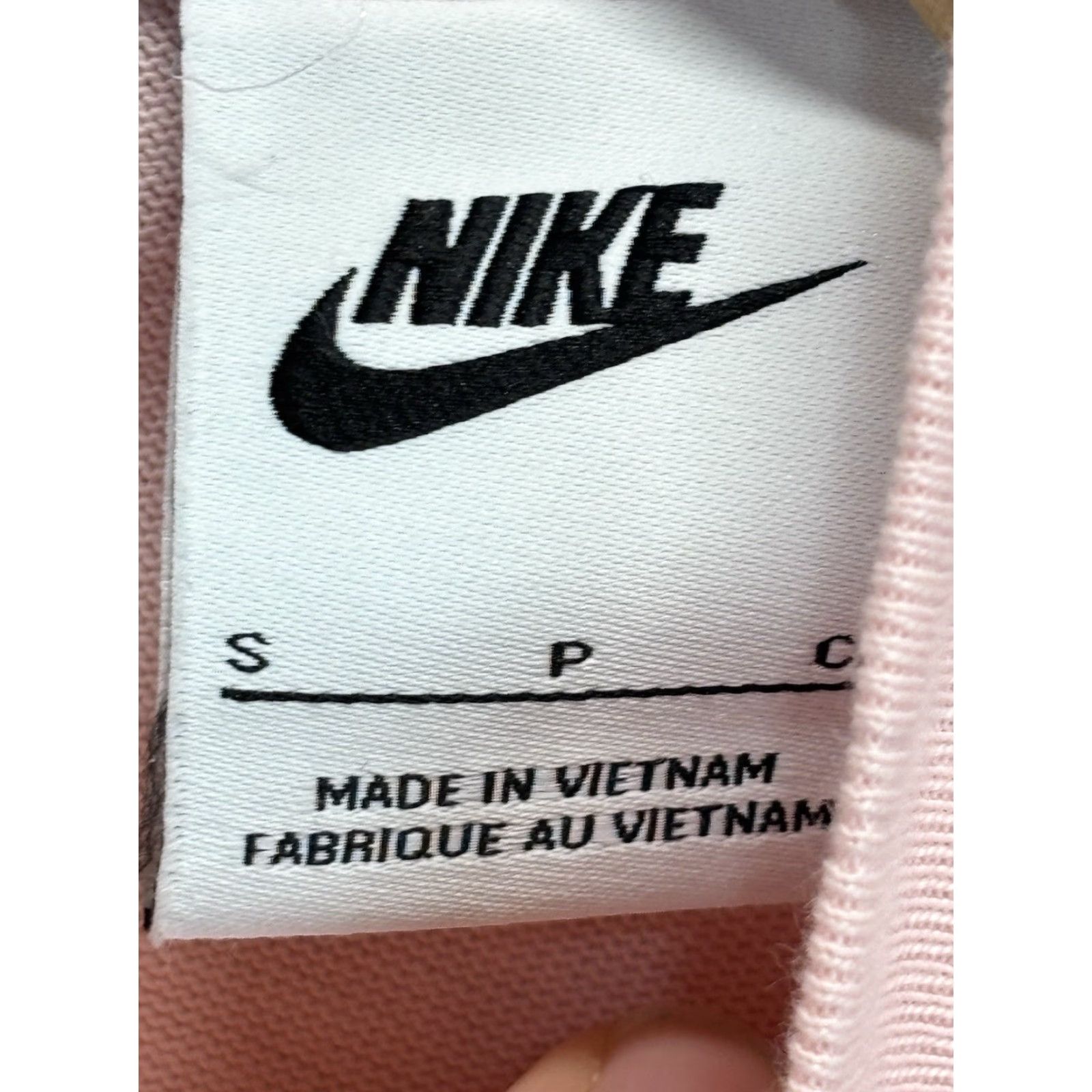Nike VINTAGE Nike NSW One Piece Jumpsuit Women’s Small Pink Crop Back Zip Swoosh Embroidered Size 28" / US 6 / IT 42 - 7 Thumbnail