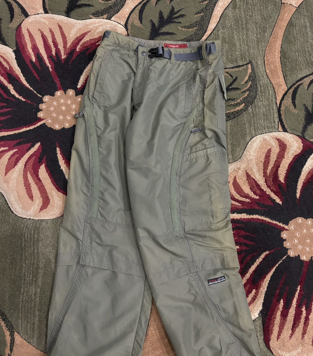 Ecko Unltd. × Hobo × JNCO RARE🔥HOBO DNM BAGGY PARACHUTE SURVIVAL NYLON PANTS Size US 35 - 5 Thumbnail