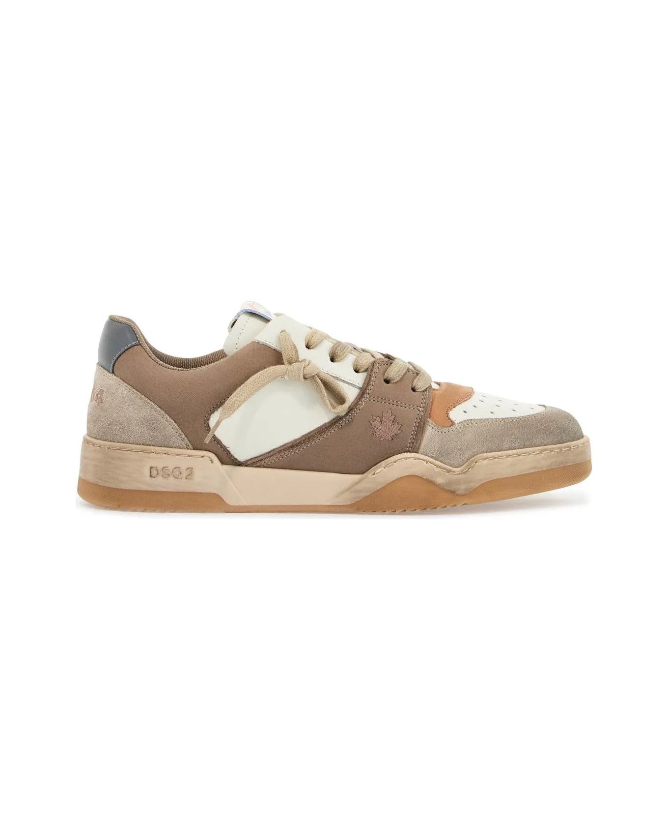 Dsquared2 o1s22i1n0325 Spiker Low-Top Sneakers in Multicolor Size US 9 / EU 42 - 1 Thumbnail