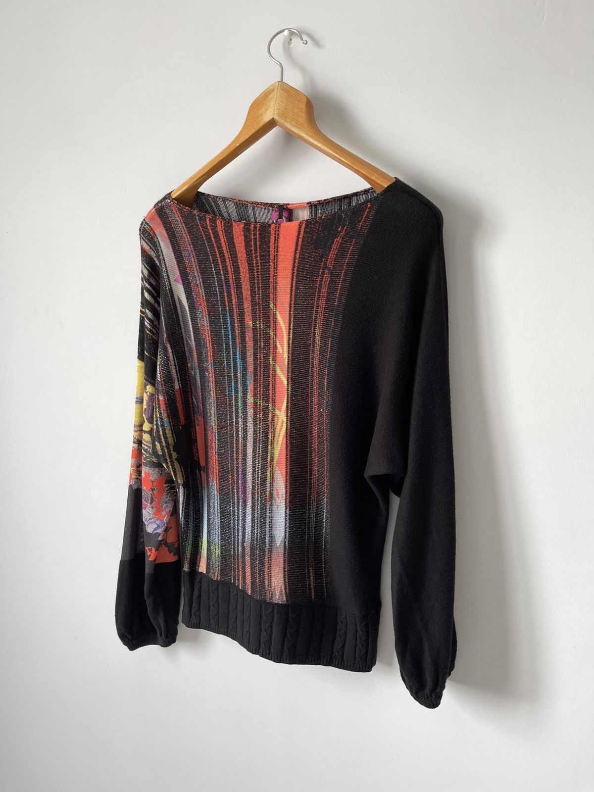 Japanese Brand Save The Queen Avant Garde Japanese Knitted Top Sweater Size S / US 4 / IT 40 - 2 Thumbnail