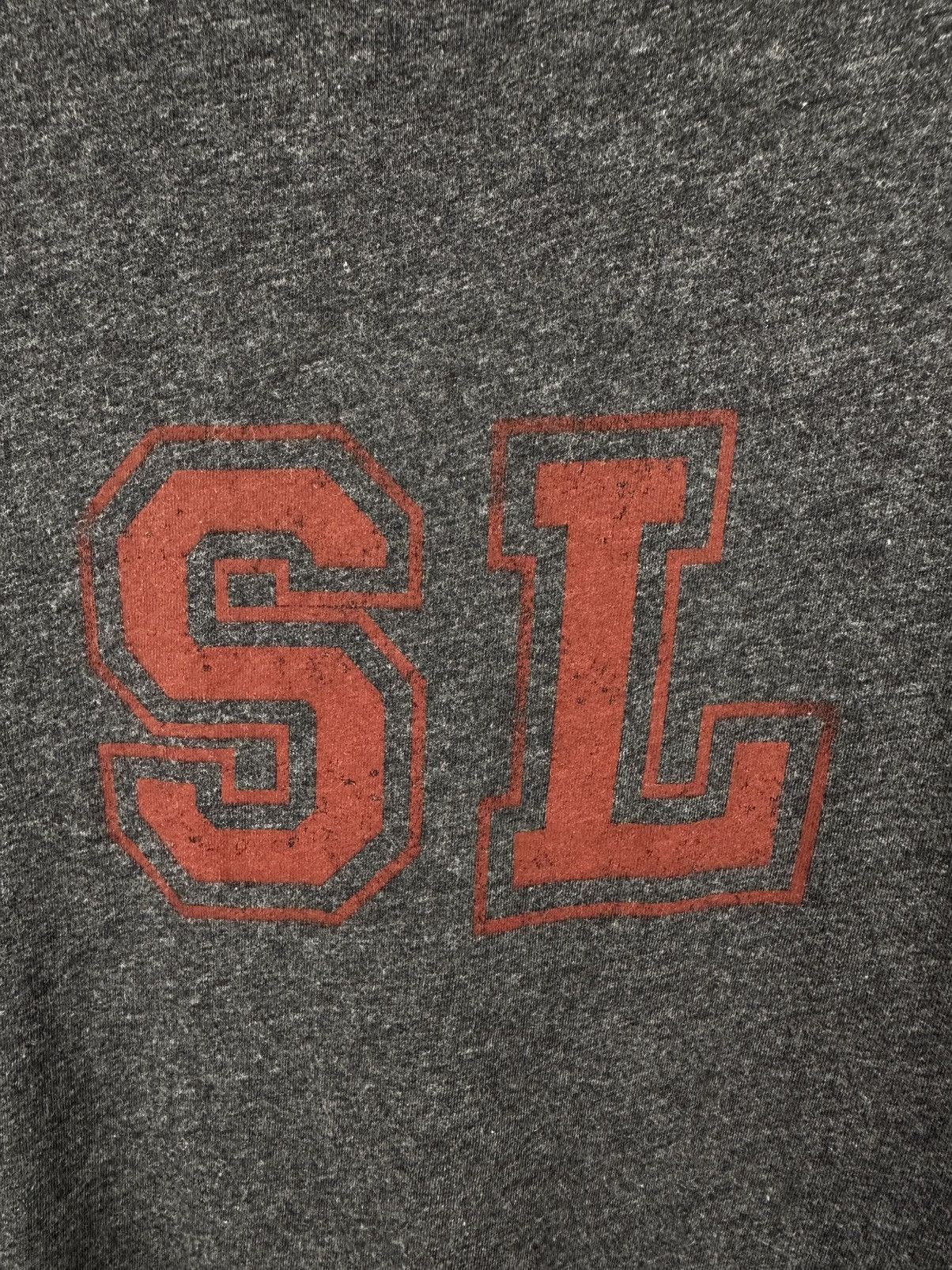 Saint Laurent Paris Saint Laurent - University SL Logo Short Sleeve Shirt Grey Size US S / EU 44-46 / 1 - 6 Thumbnail