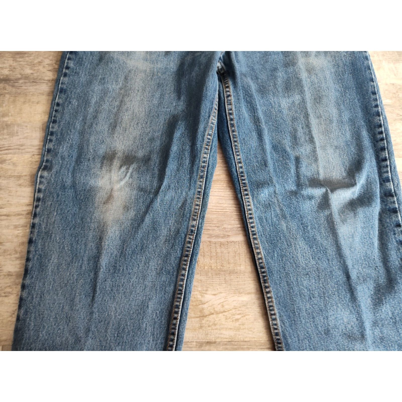 Levi's VINTAGE Levi's 550 Jeans Mens 38x30 Blue Relaxed Tapered 90s Y2K Size US 38 / EU 54 - 4 Thumbnail