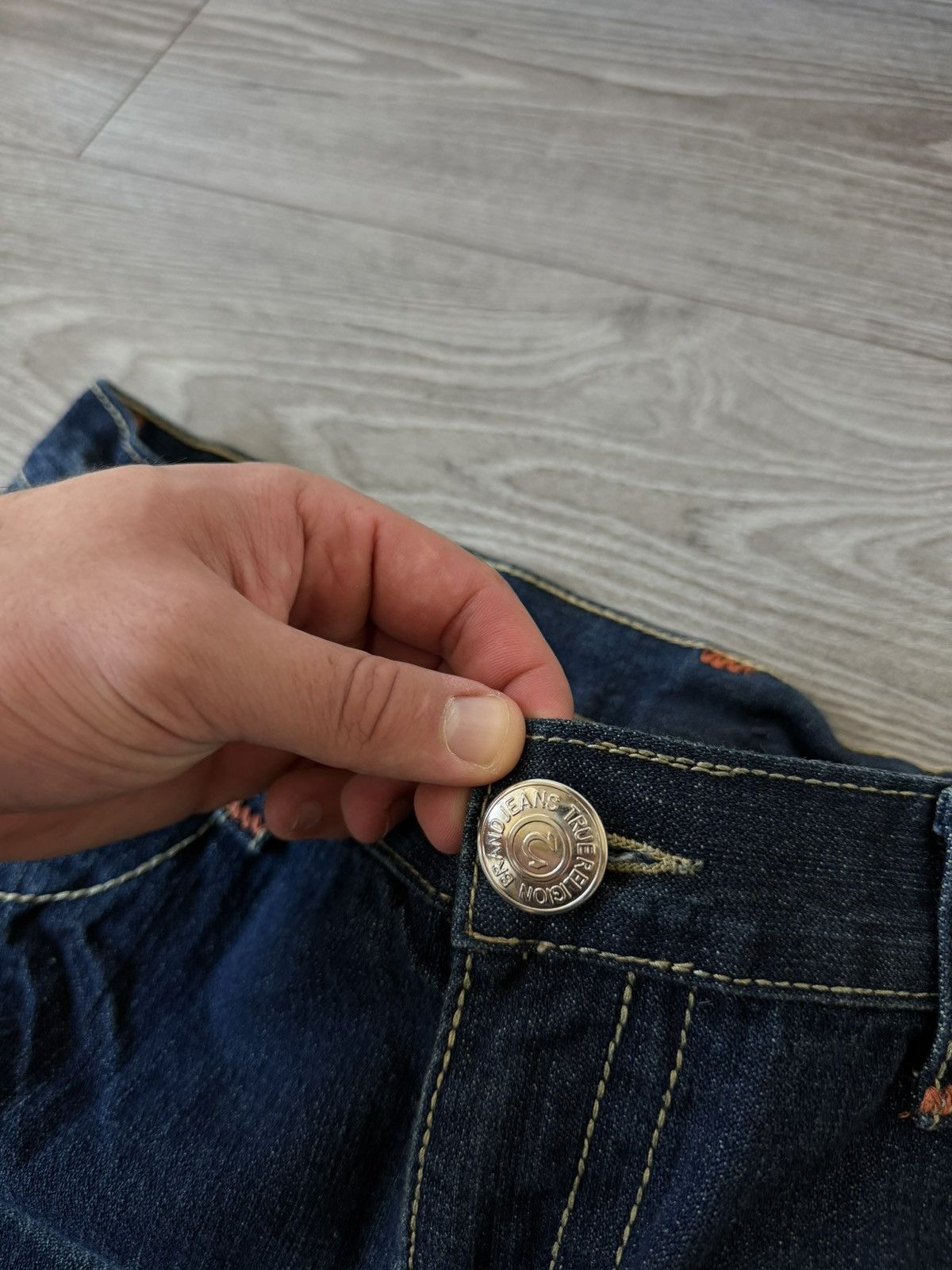 True Religion True Religion Rocco Relaxed Joey Bobby Y2k Jeans Size US 36 / EU 52 - 17 Thumbnail
