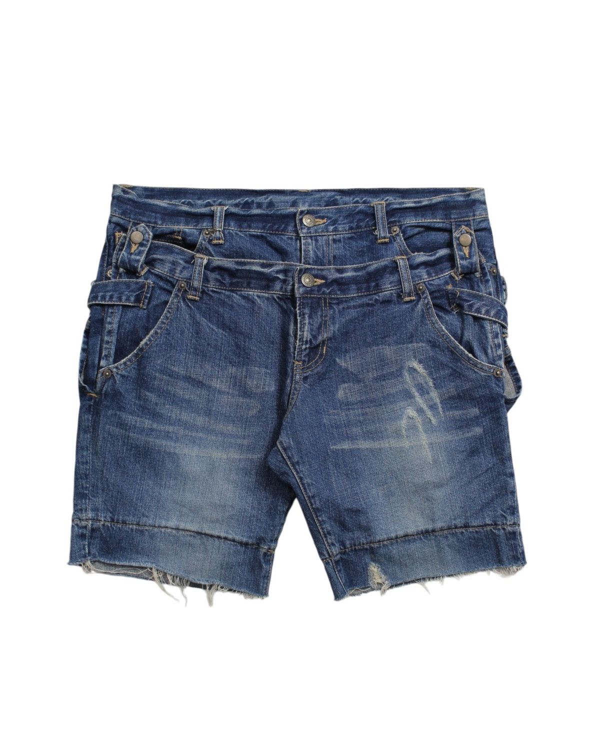 2006 PPFM CUSTOM PERFORMANCE DOUBLE LAYERED DENIM SHORTS
