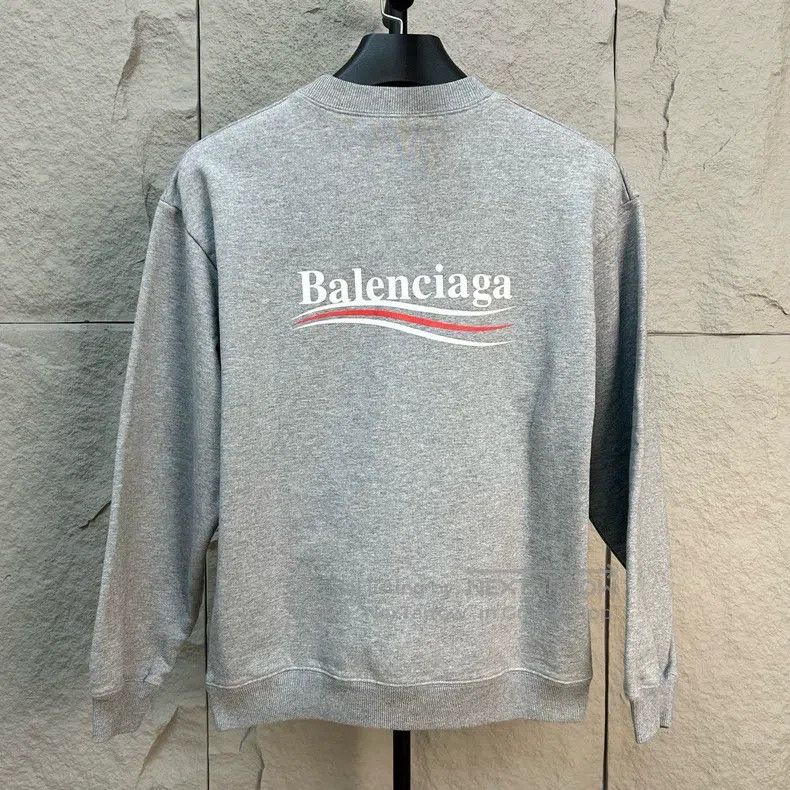 Balenciaga Balenciaga Classic Wave Coke Sweatshirt in Grey Size US S / EU 44-46 / 1 - 2 Thumbnail