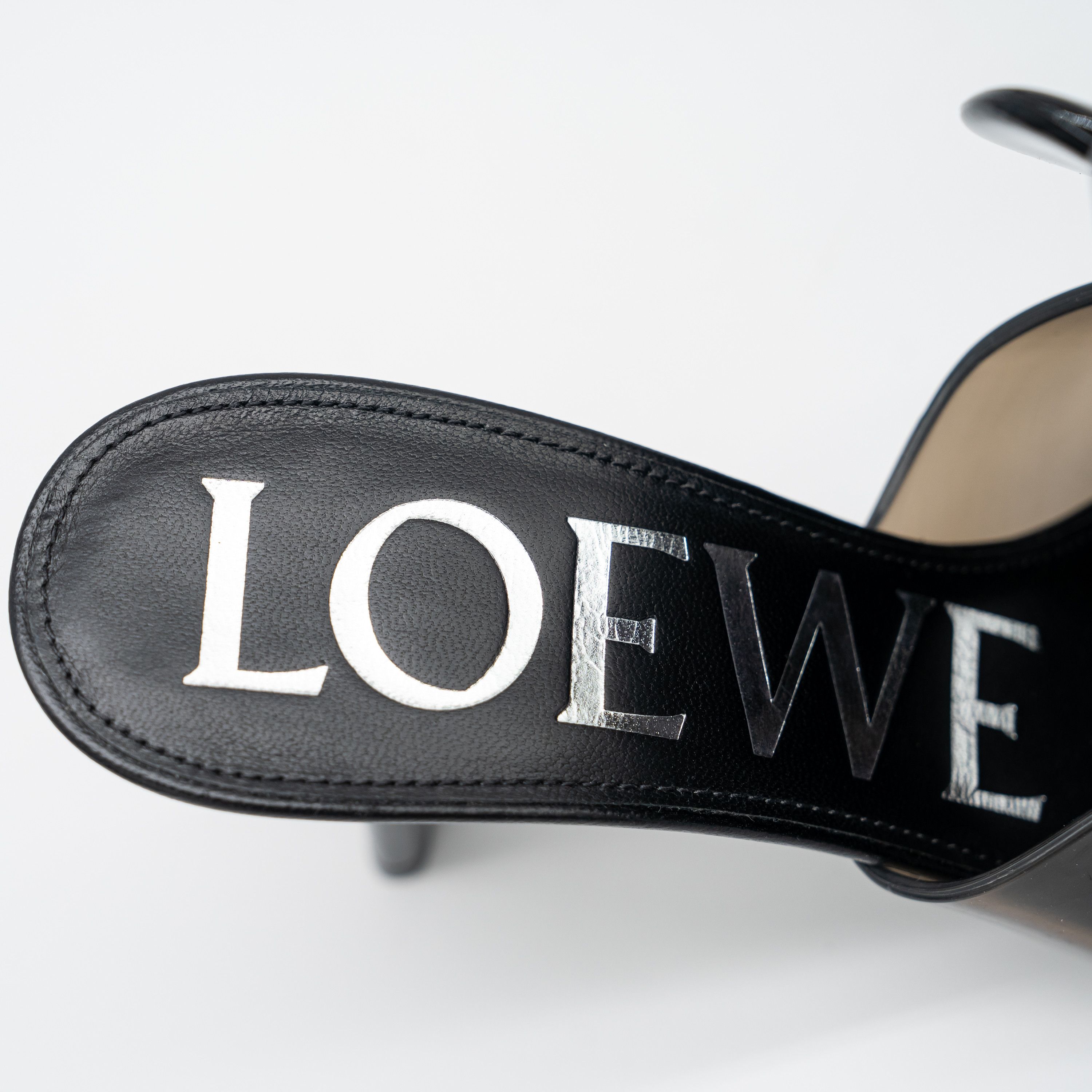 Loewe Loewe Petal Flower Sandals 90mm Black Size US 8 / IT 38 - 9 Thumbnail
