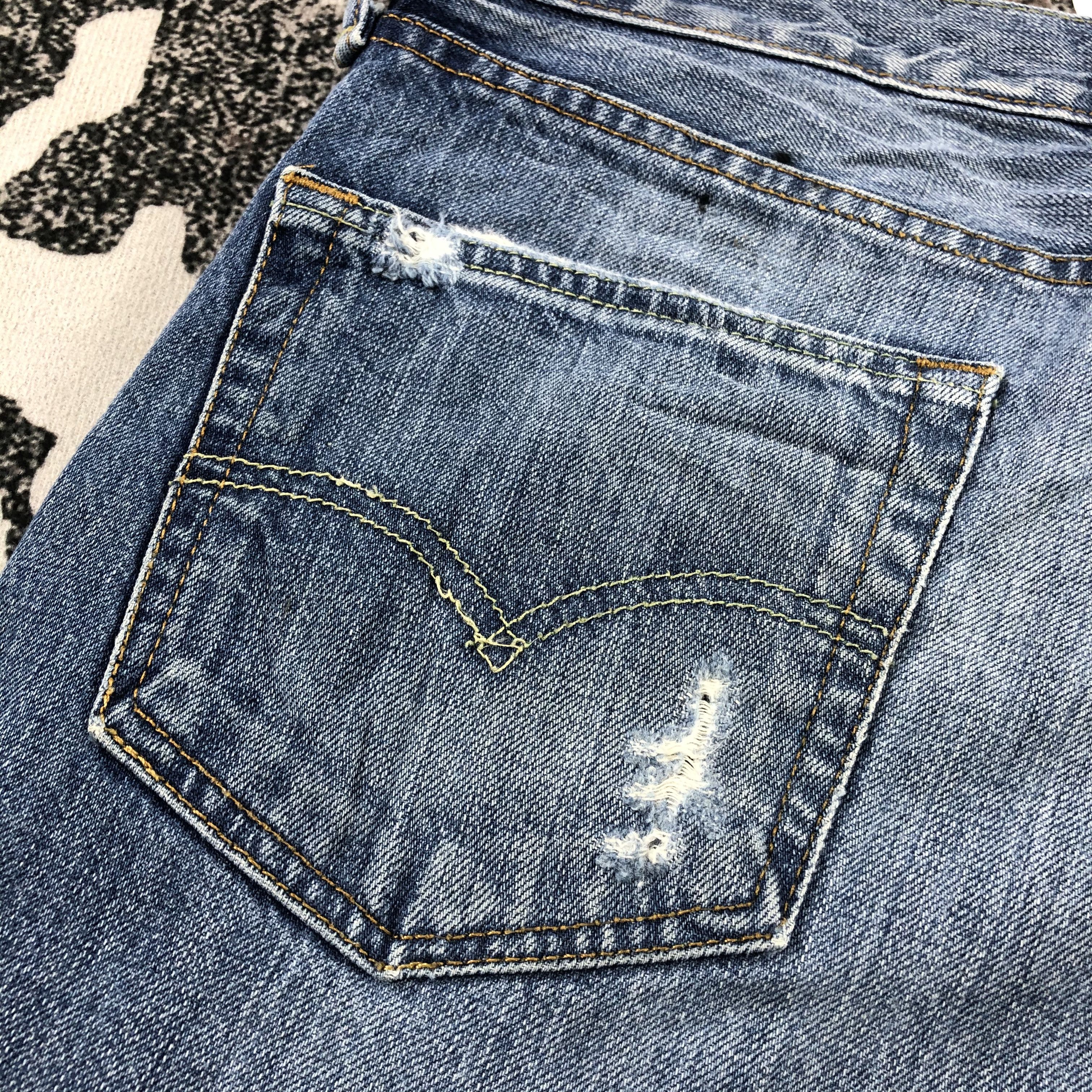 Levi's Levi's 511 Jeans Distressed Denim KJ965 Size US 34 / EU 50 - 11 Thumbnail