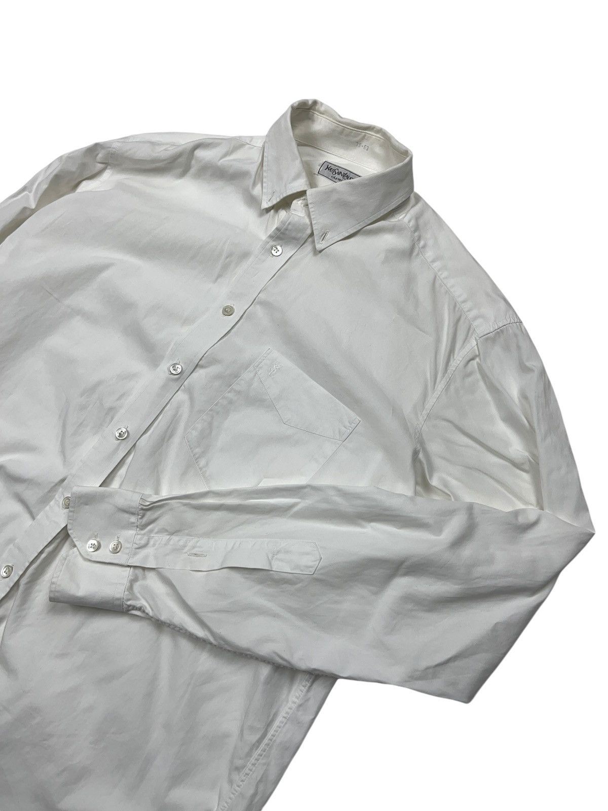 Vintage × Yves Saint Laurent Vintage Yves Saint Laurent Chemises Button Up Shirt Size US L / EU 52-54 / 3 - 1 Thumbnail