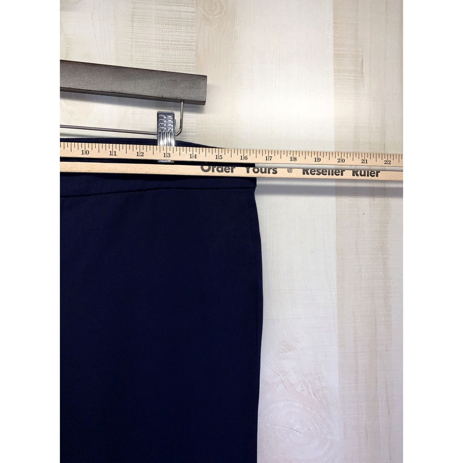 Ralph Lauren VINTAGE? No. Lauren Ralph Lauren Women’s Dress Pants Flare Blue Career 6 Pants Women Slim? Size 28" / US 6 / IT 42 - 2 Thumbnail