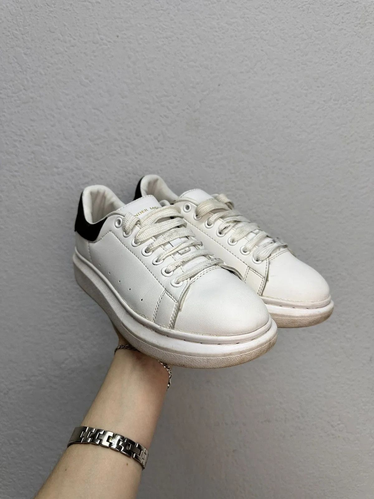 Alexander McQueen White Design Sneakers Alexander McQueen Y2K Rare Style Size US 9 / IT 39 - 9 Thumbnail