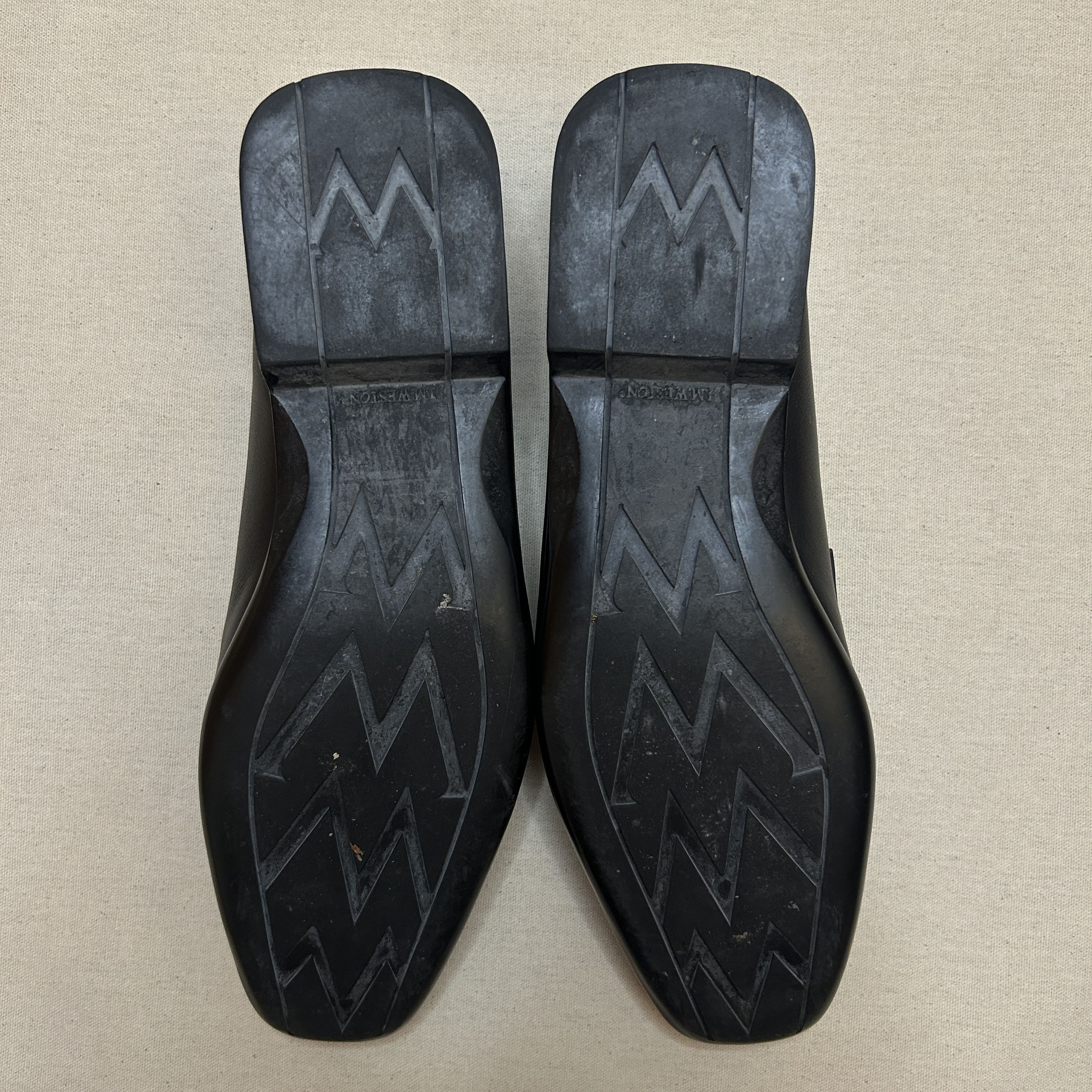 J.M. Weston 180 Black Leather Penny Loafers, Men's (Size 11) — image 2 of 6