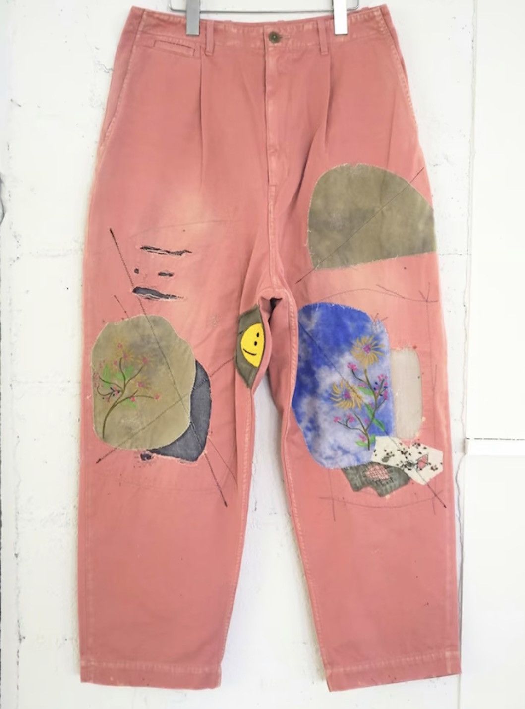 Kapital Kapital Katsuragi High Waist Pants Gypsy Patch Remake size 2 Size US 32 / EU 48 - 1 Thumbnail